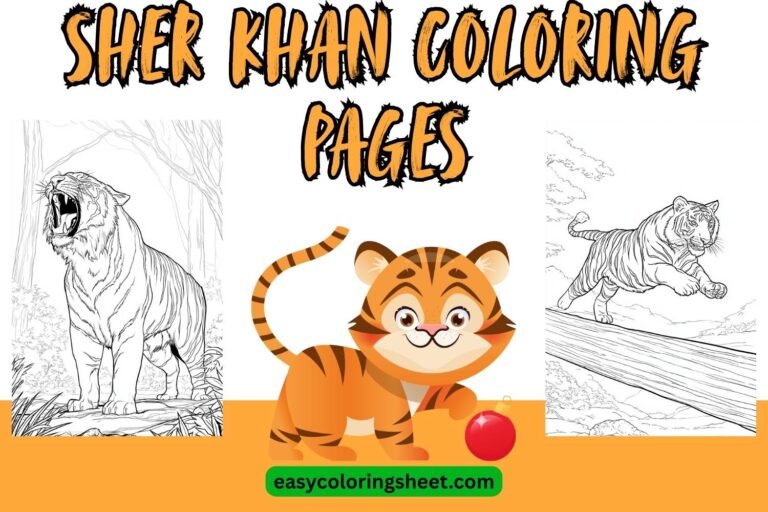 Sher khan coloring pages