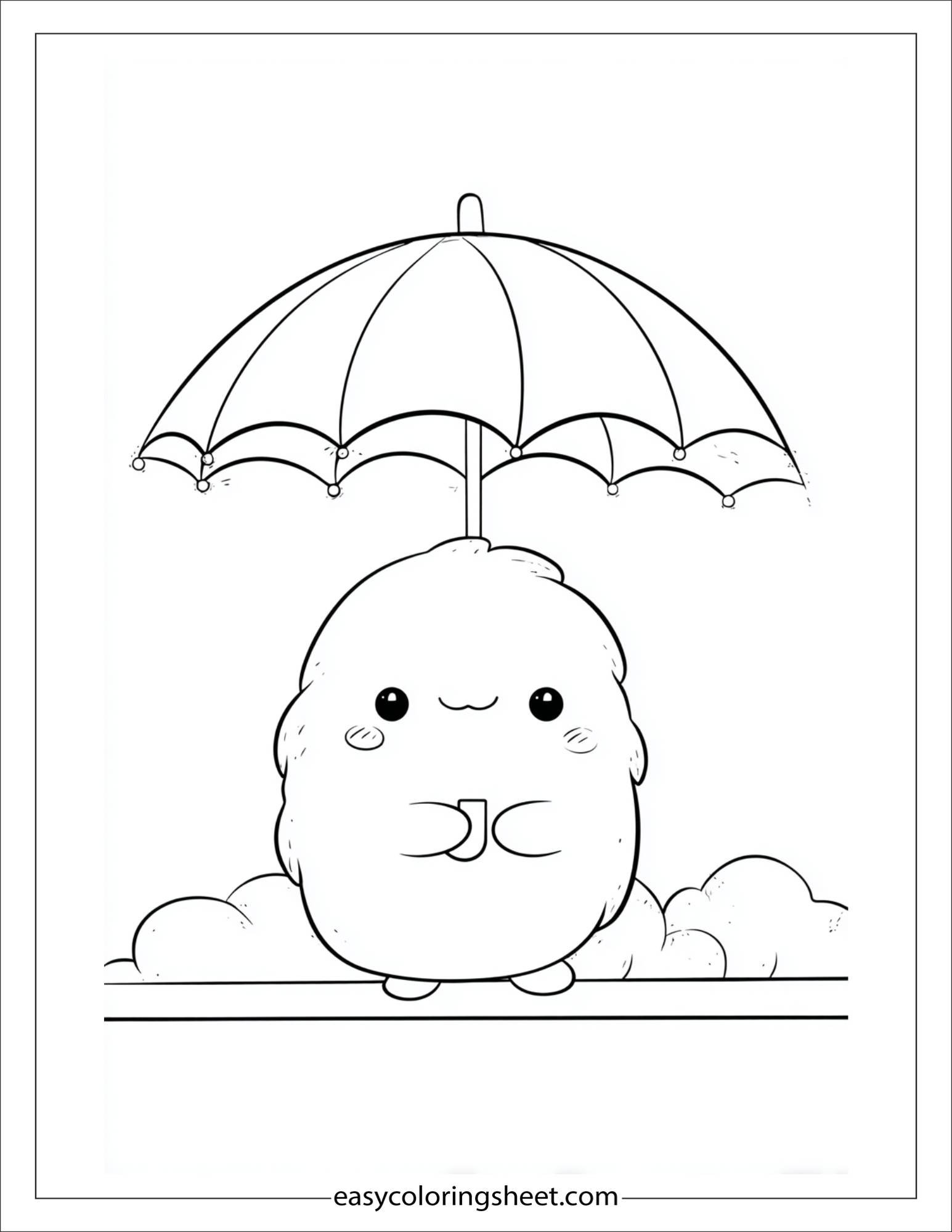 Squishmallow Holding Umbrella