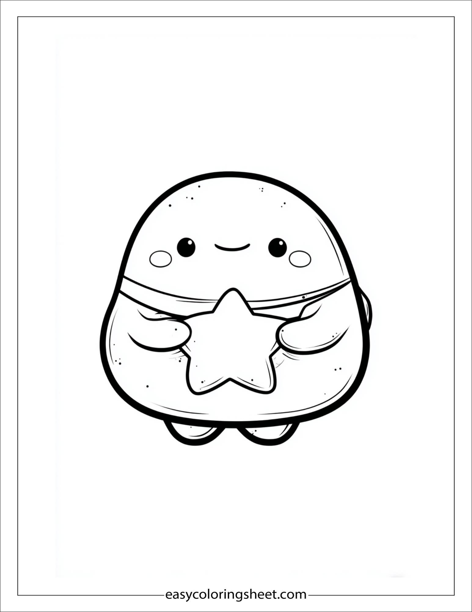 Squishmallow Holding a Star