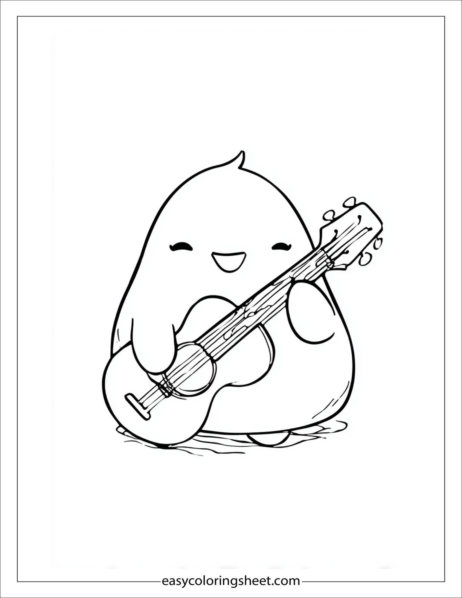 Squishmallow Playing Guitar
