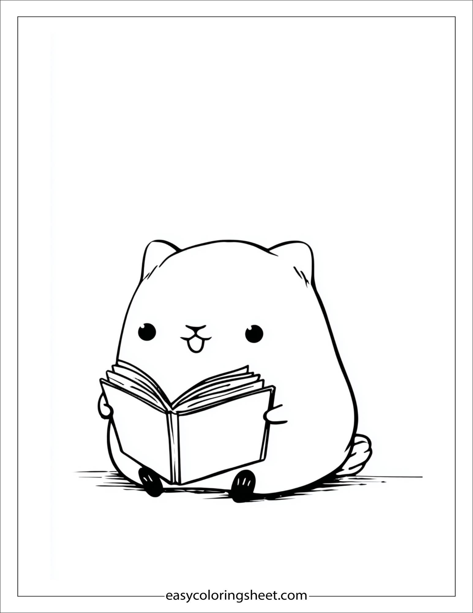 Squishmallow Reading a Book