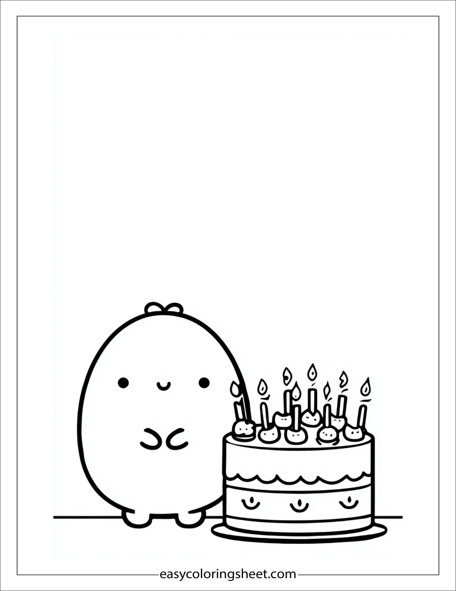 Squishmallow birthday cake