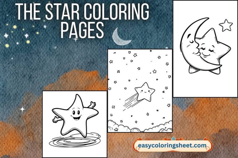 The star coloring pages