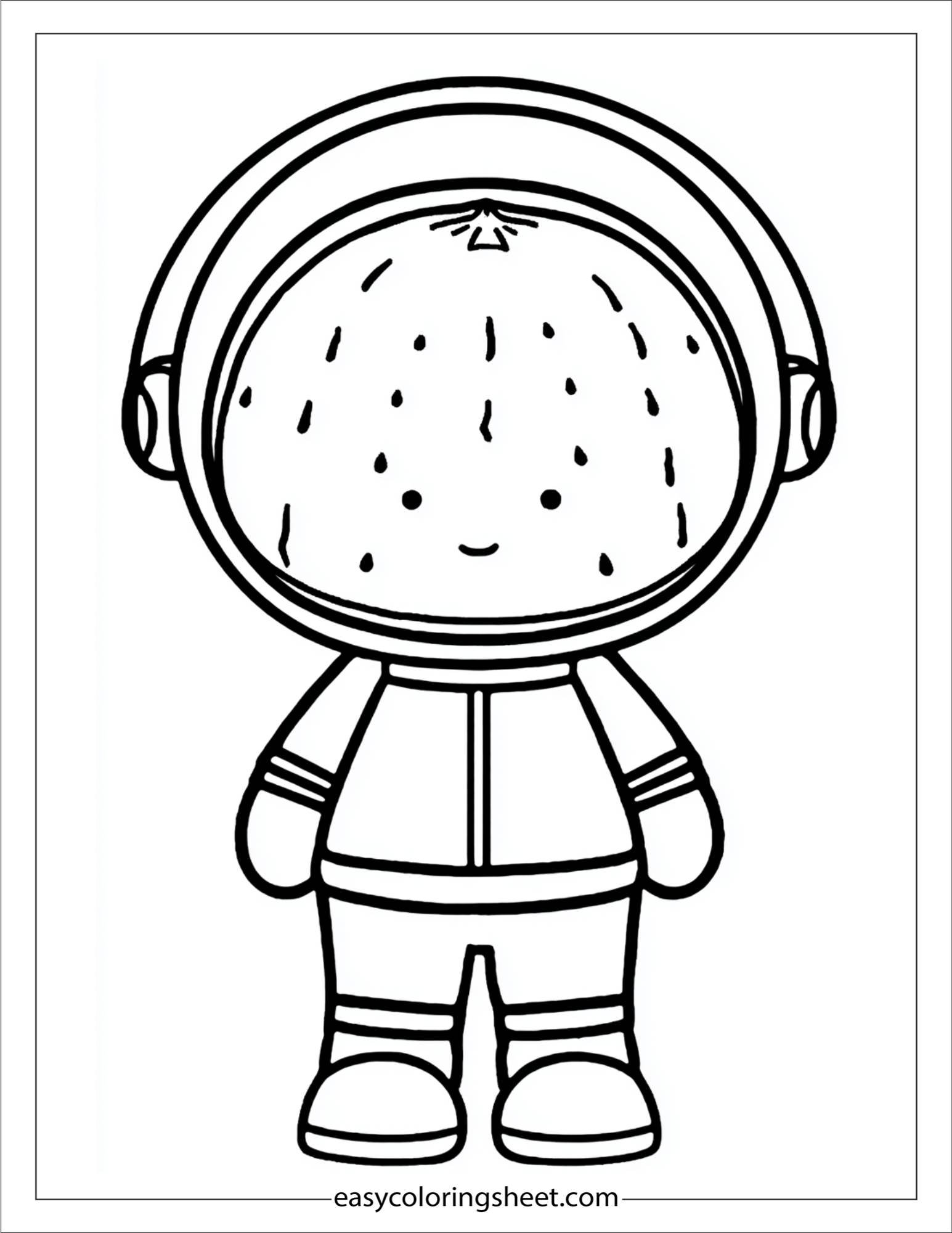 Watermelon astronaut