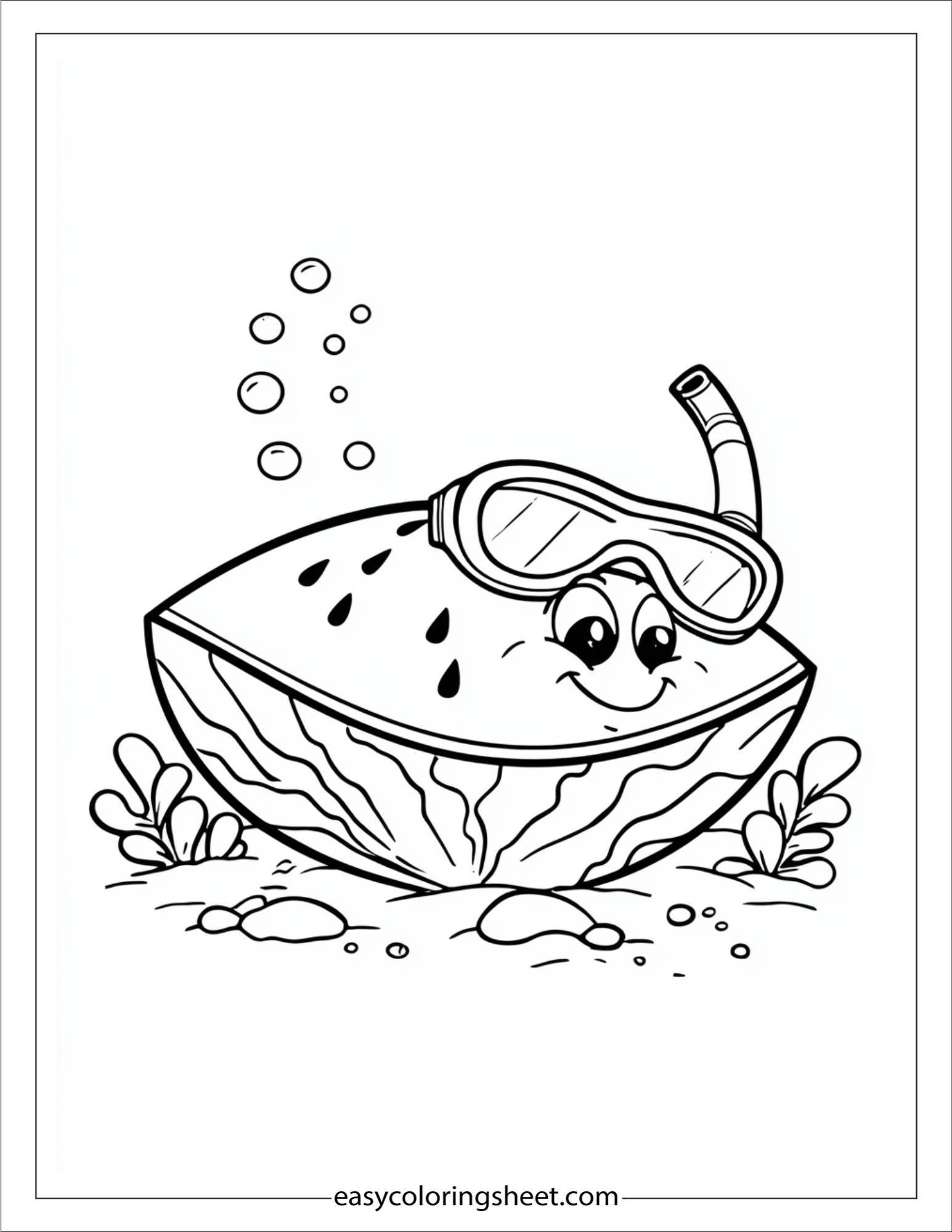 Watermelon snorkeling