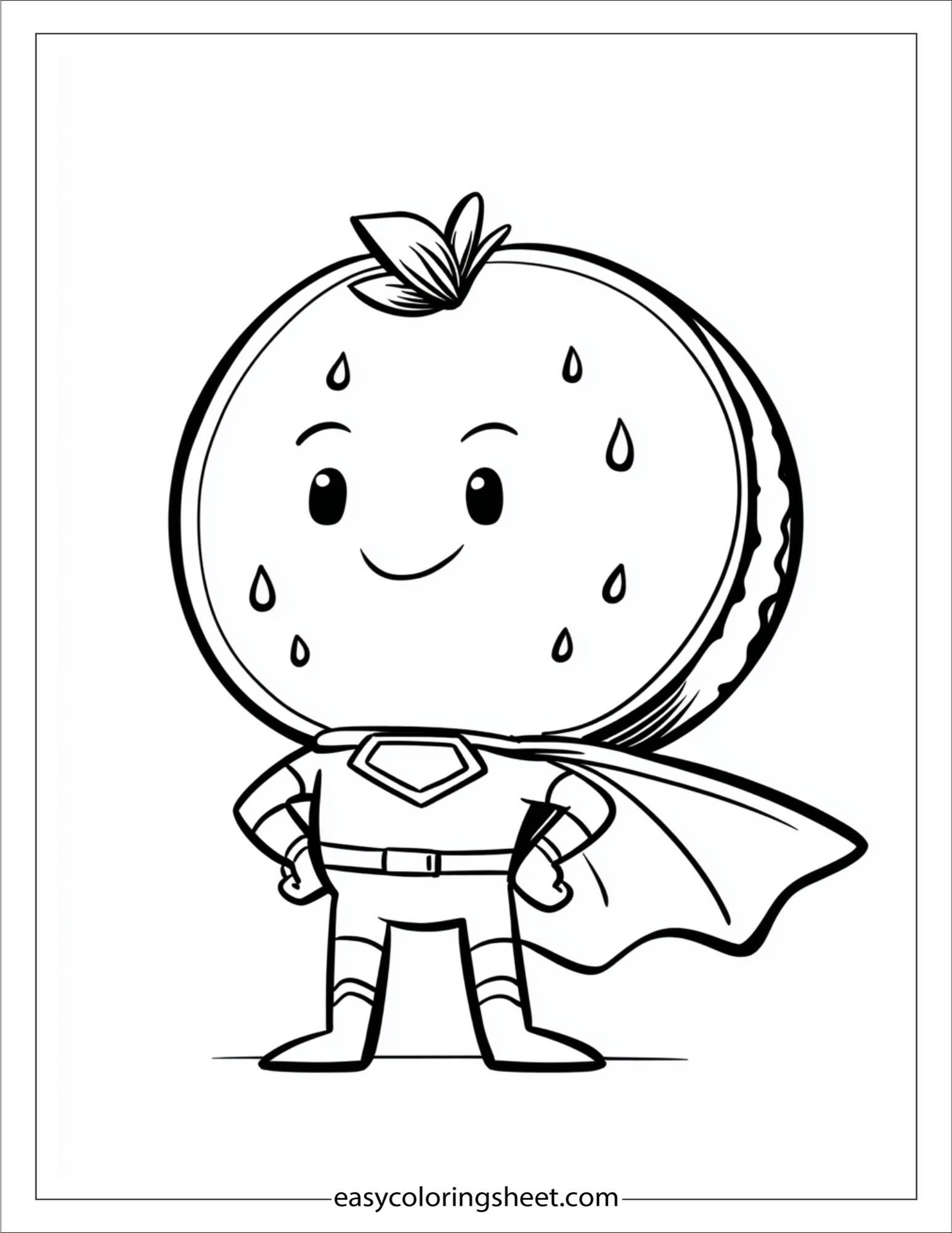 Watermelon superhero