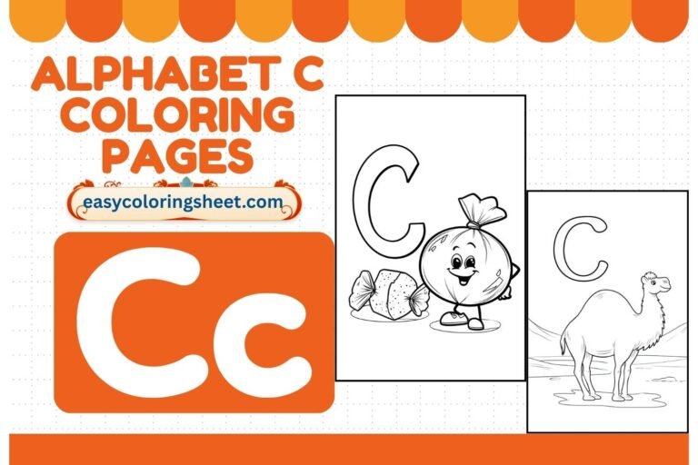 alphabet c coloring pages