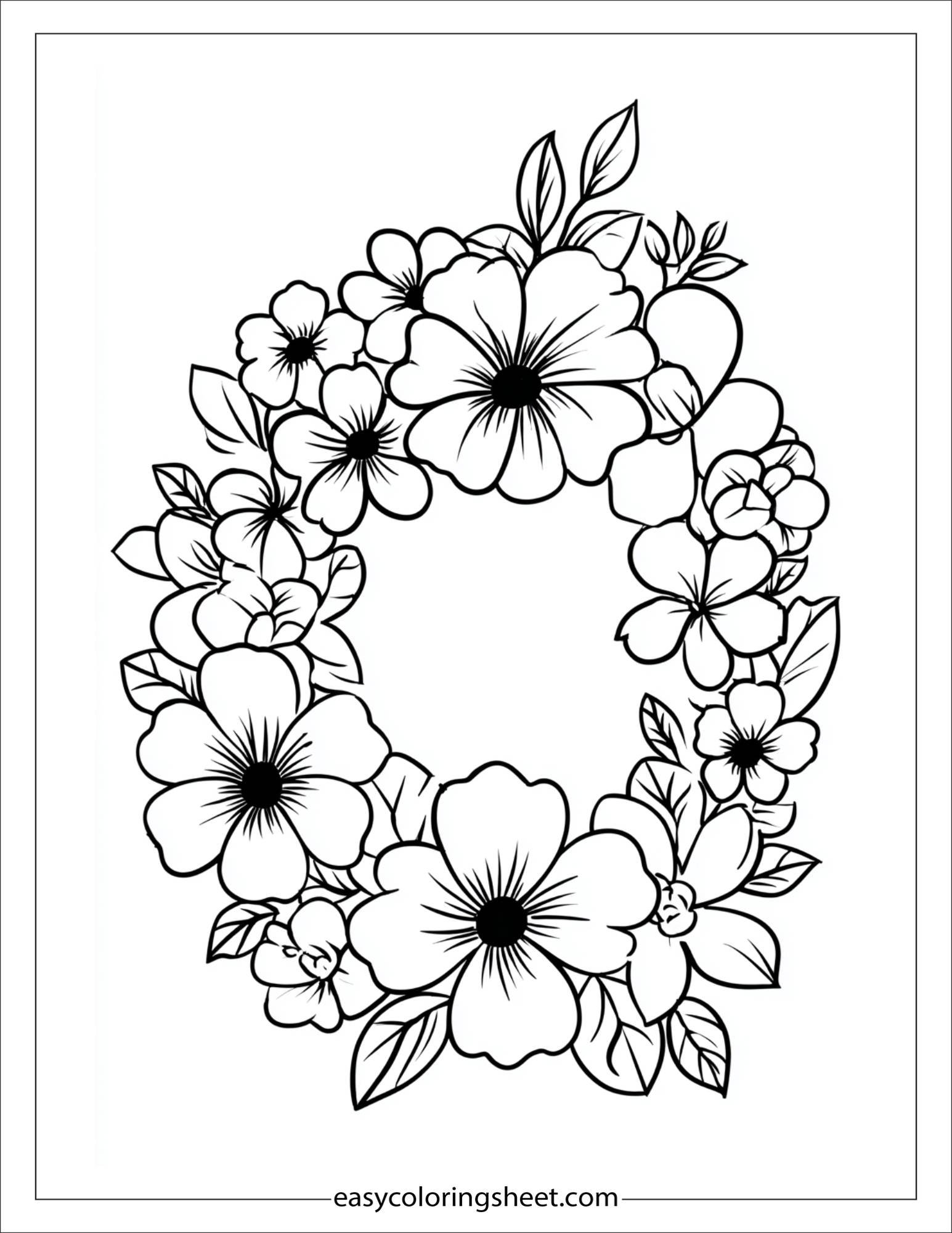 april flower crown craft
