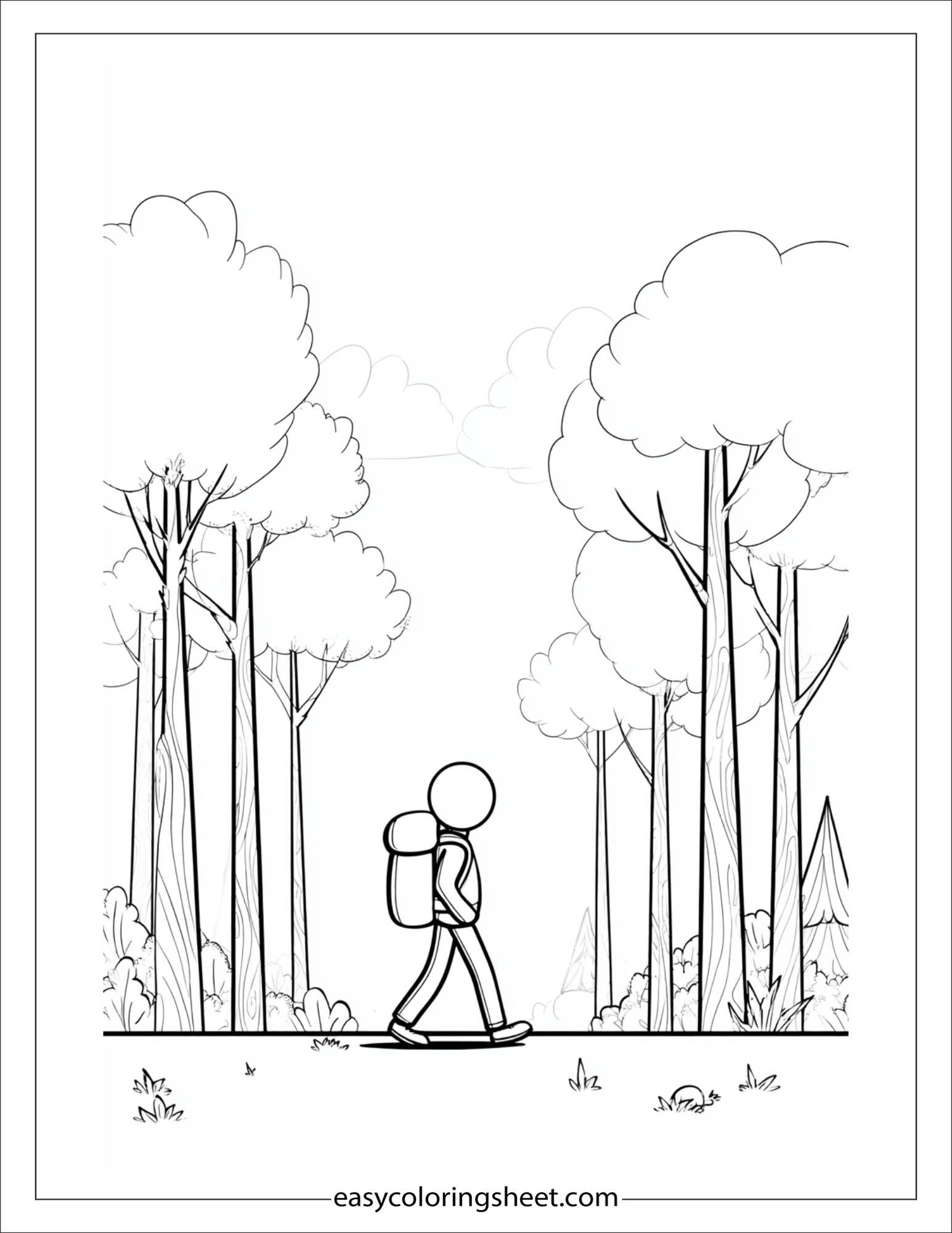 april forest walk