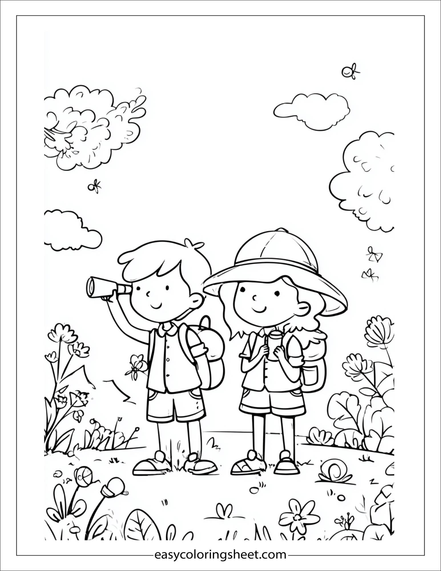august outdoor science class