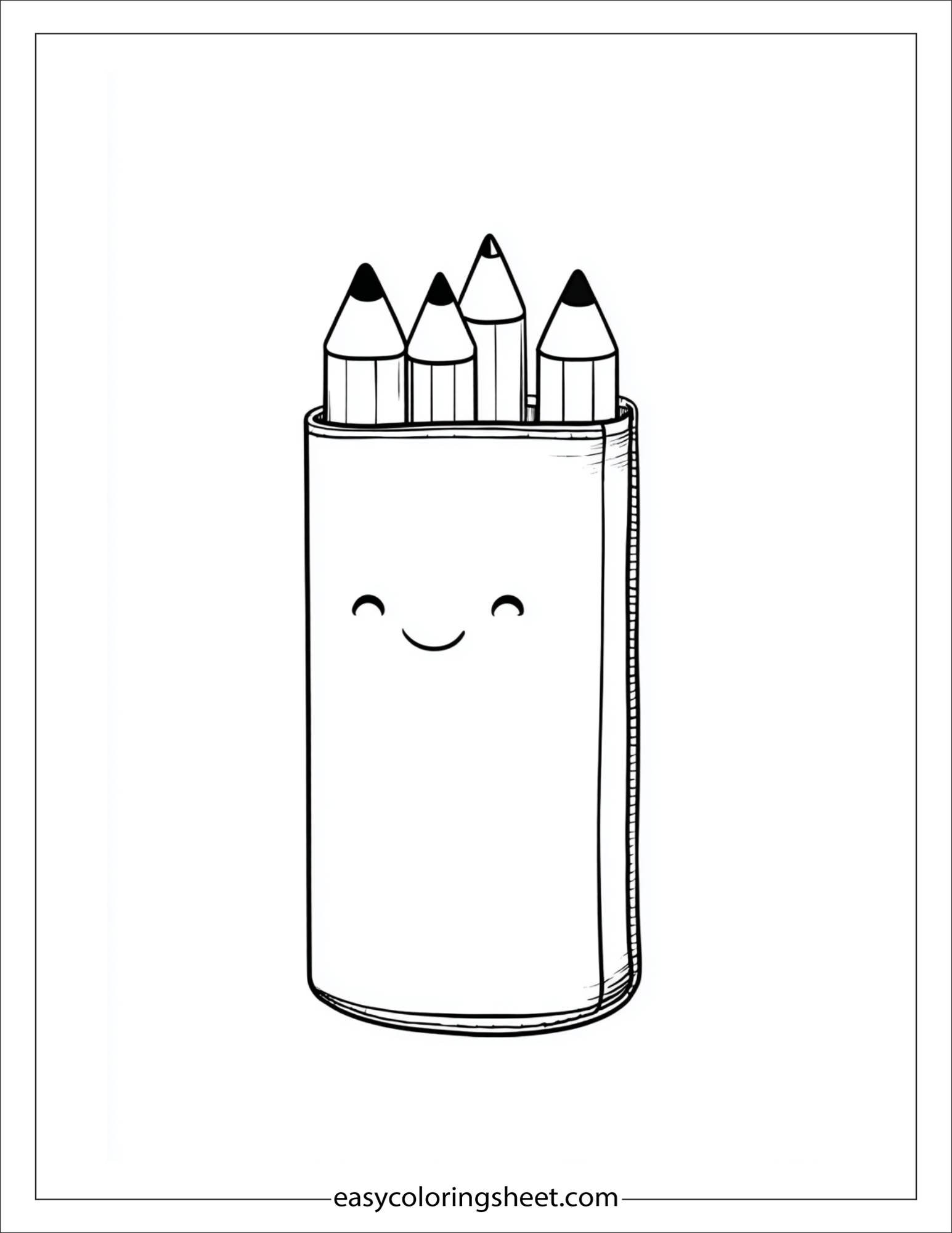 august pencil case art