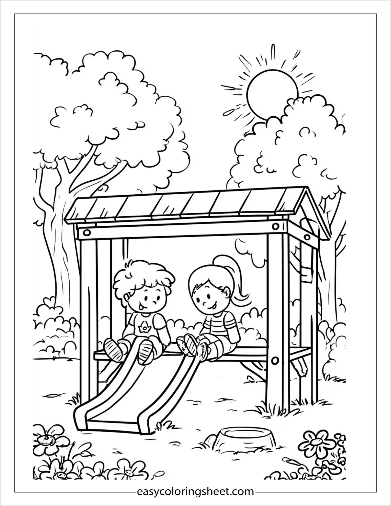 august playground recess
