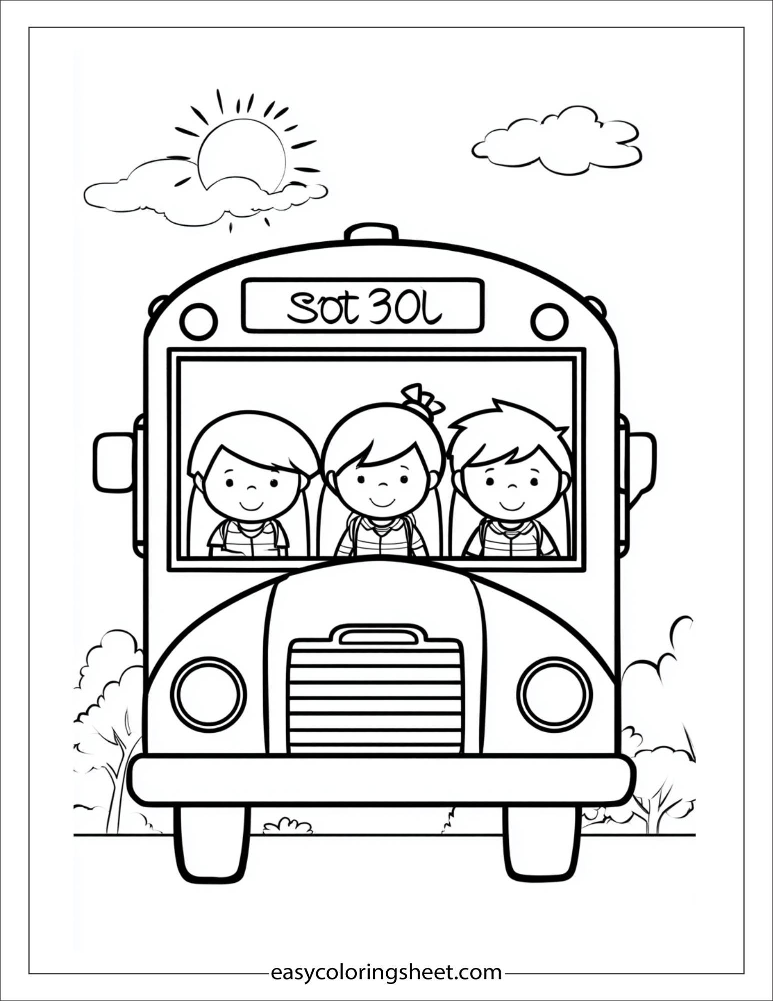 august school bus arrival