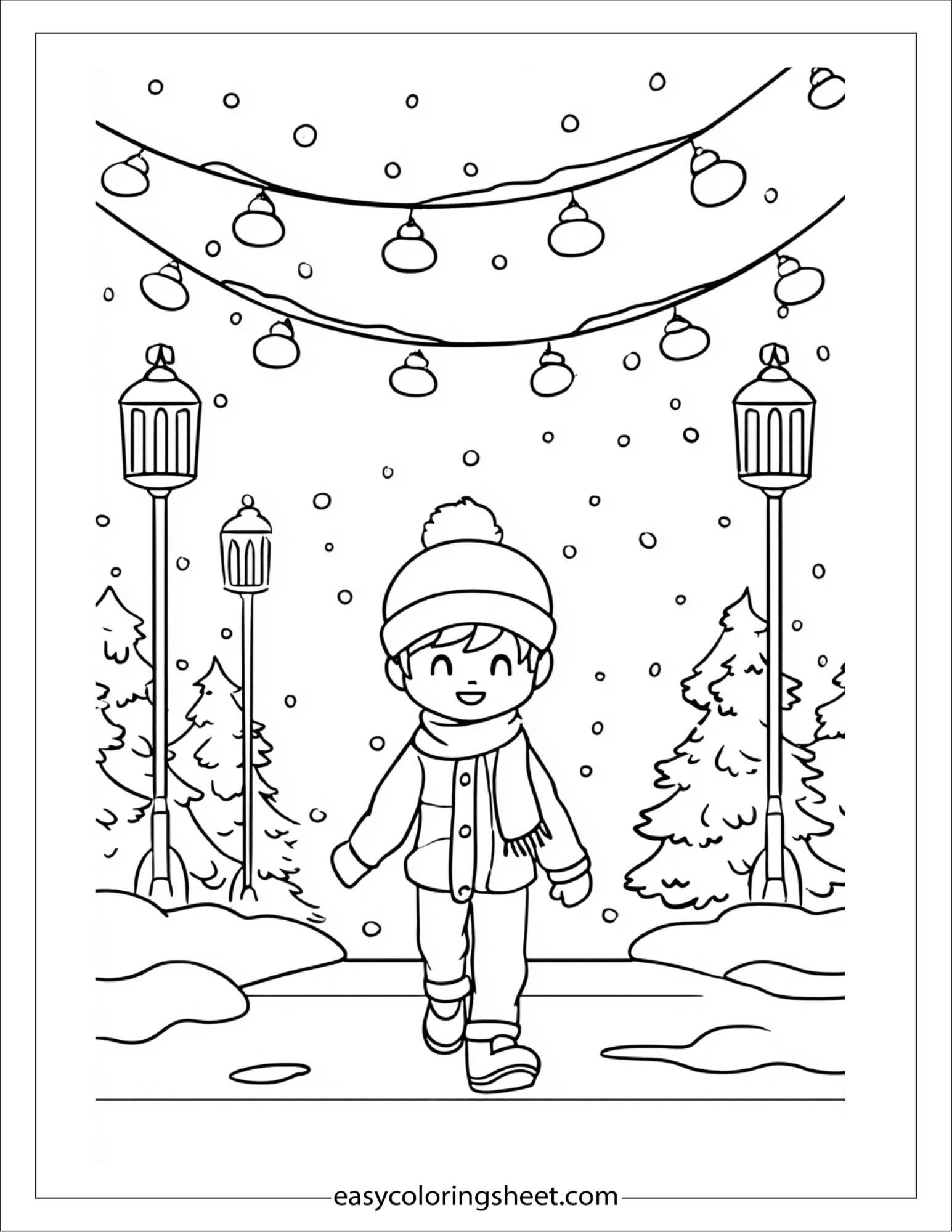 december christmas lights walk