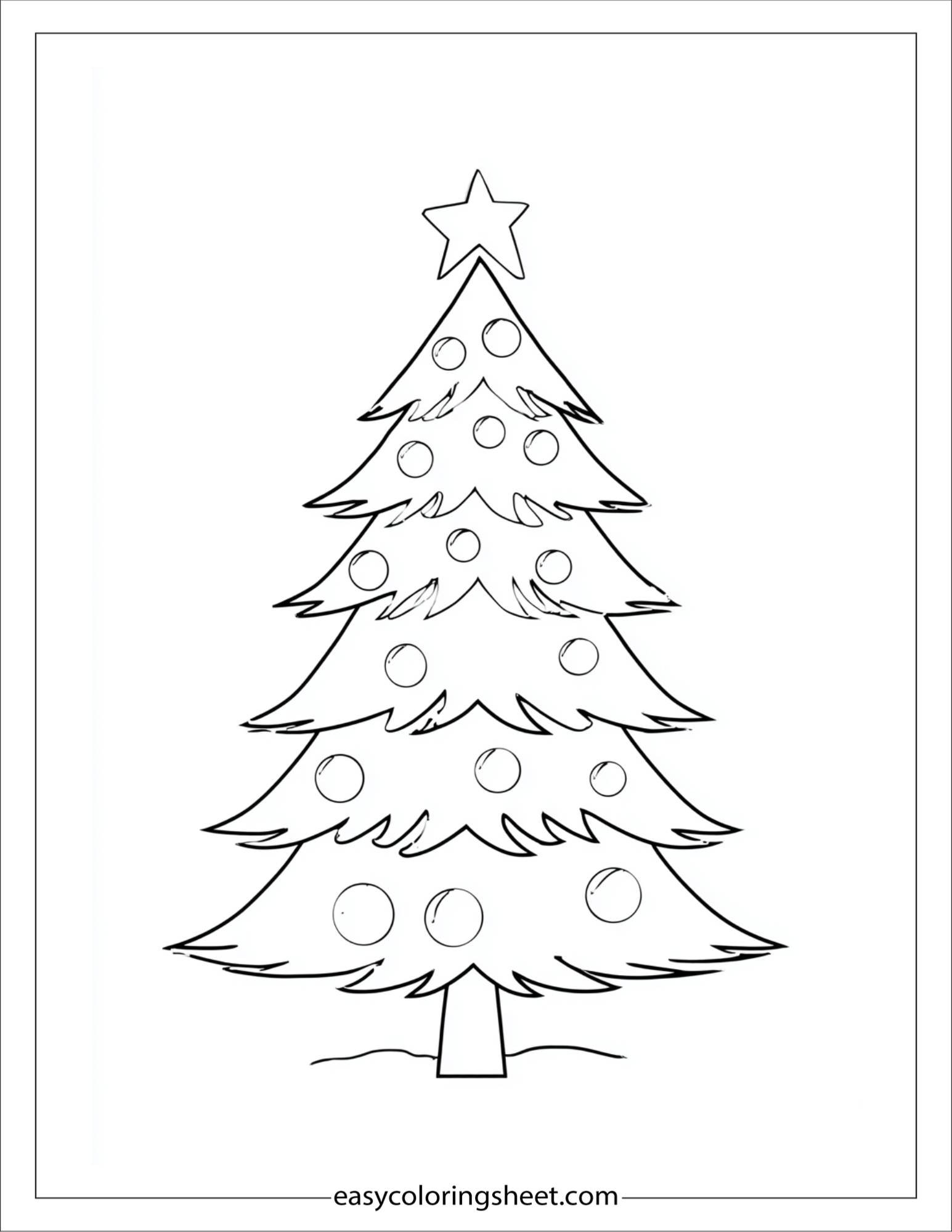 december christmas tree decorating
