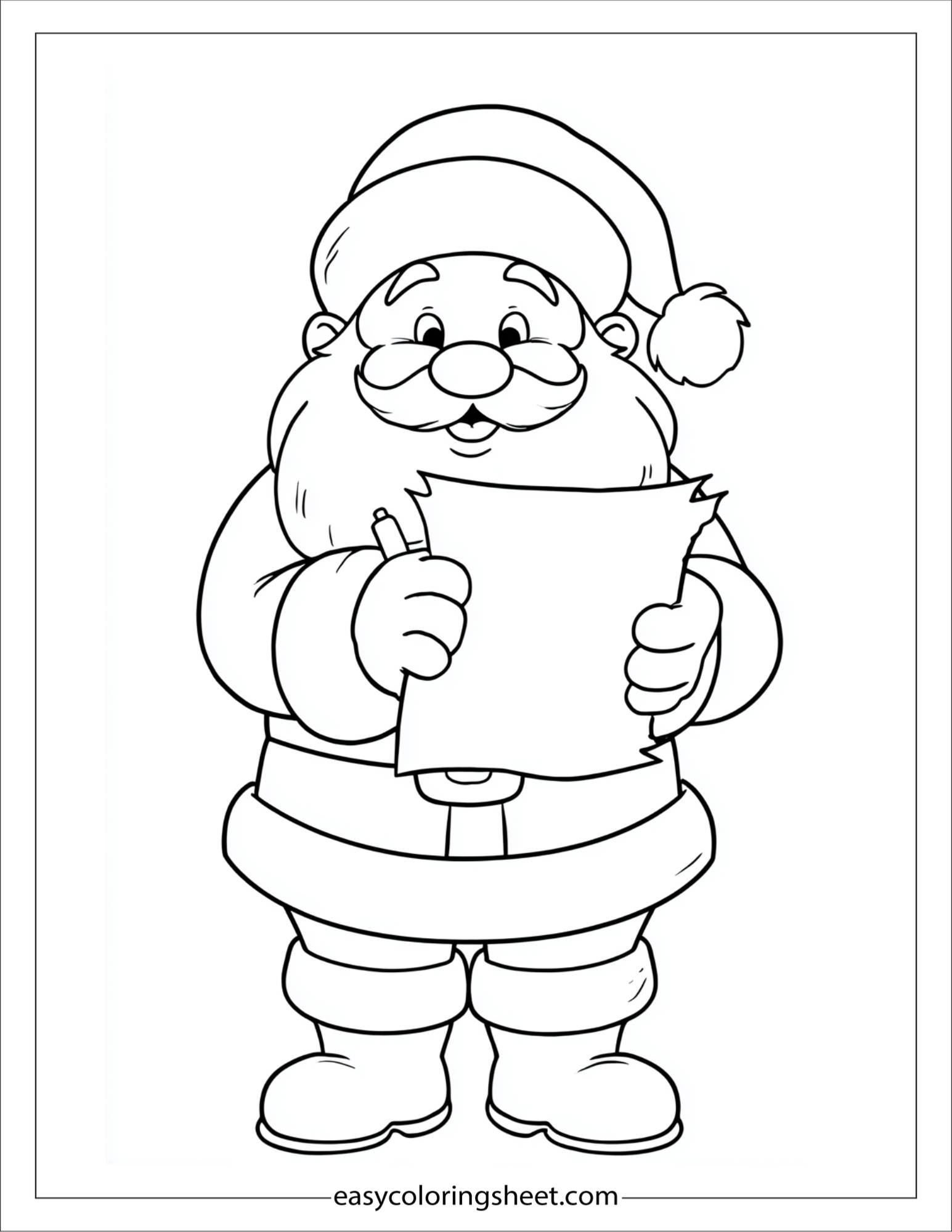 december letter to santa writing
