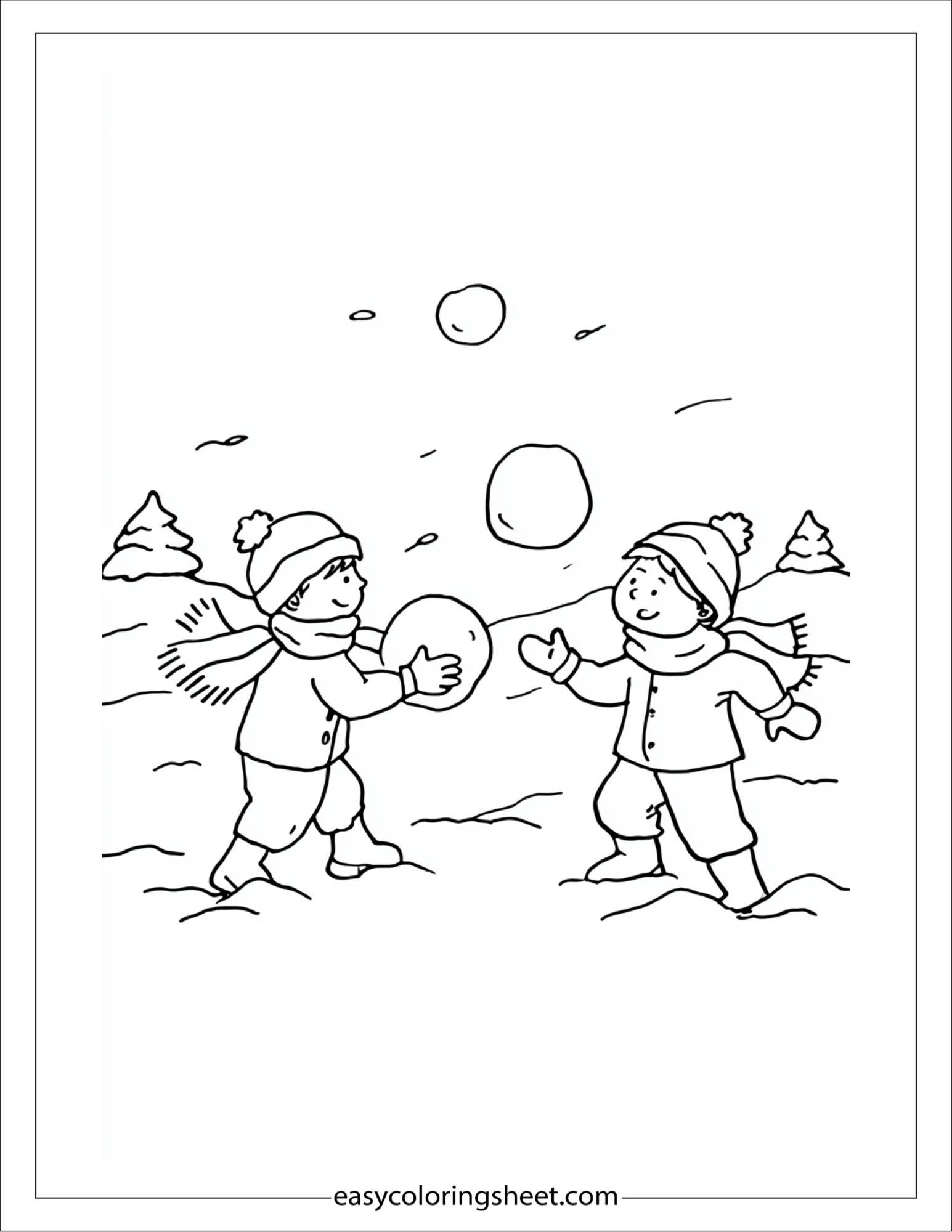 december snowball fight