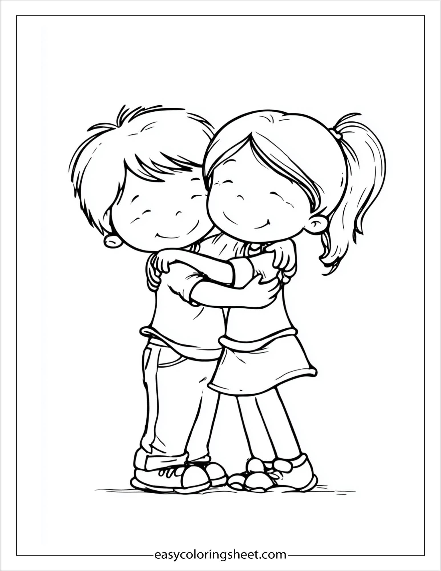 february friendship hugs