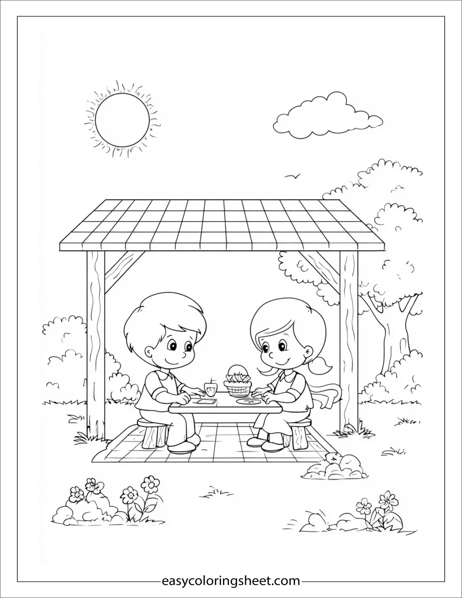 february picnic love
