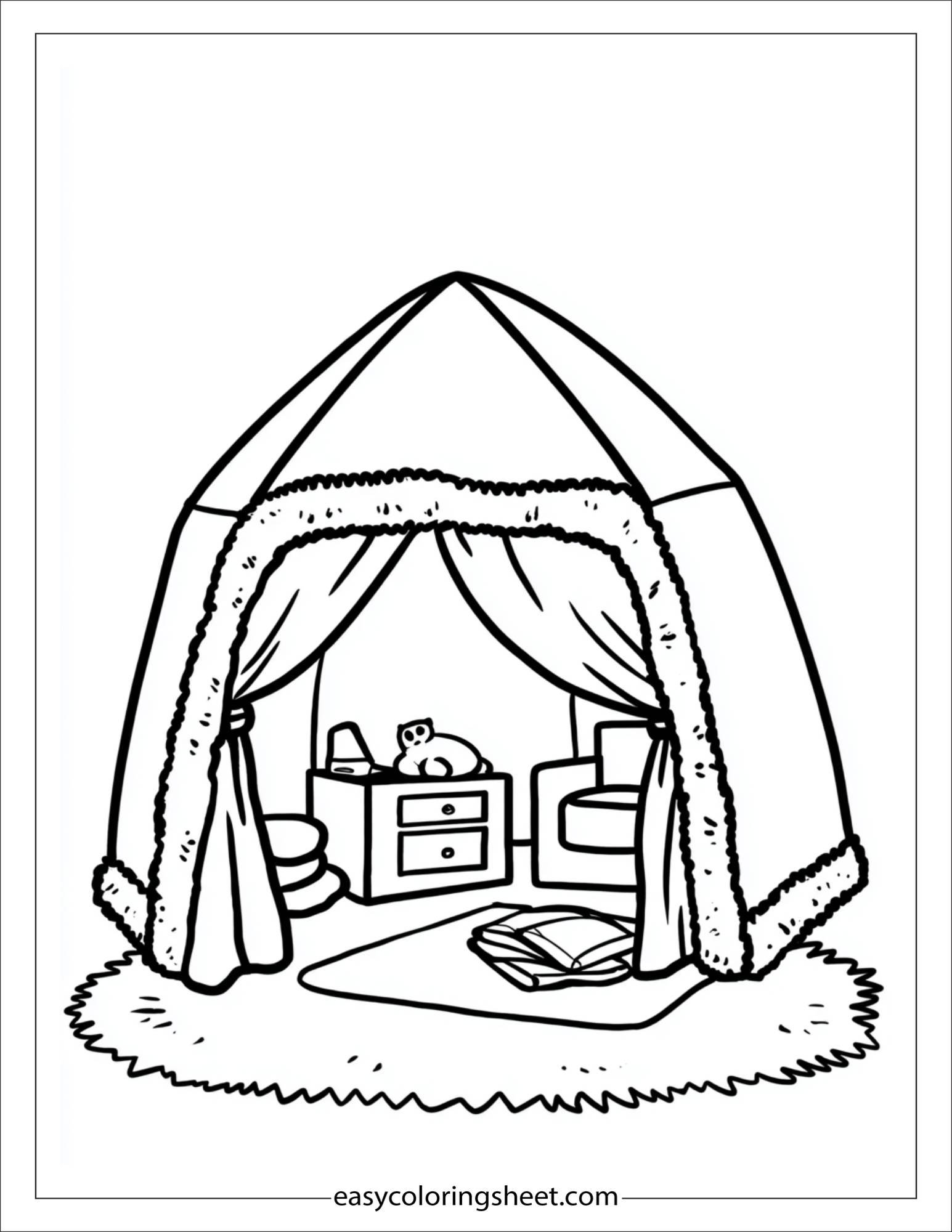 january cozy blanket fort