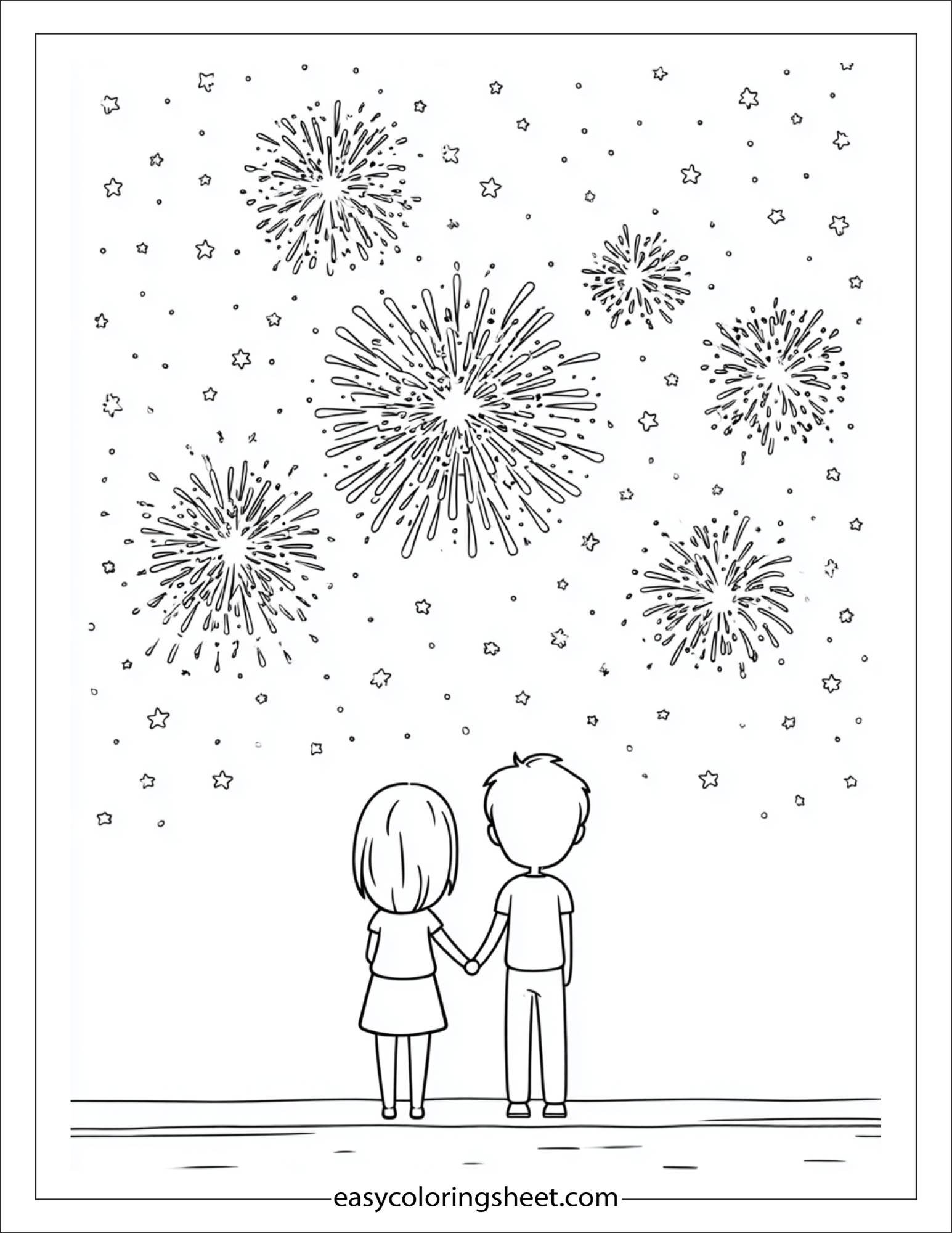 january fireworks night