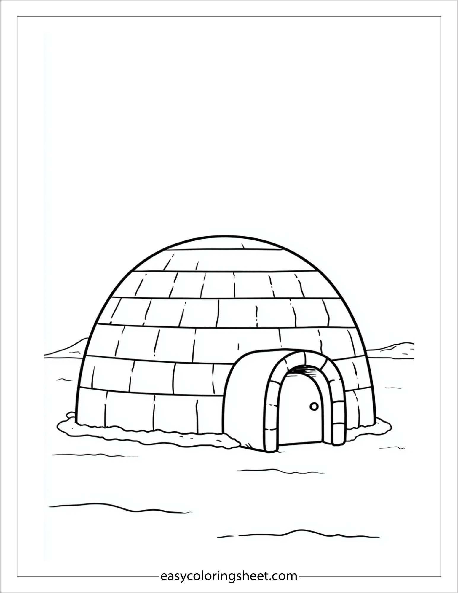 january igloo house