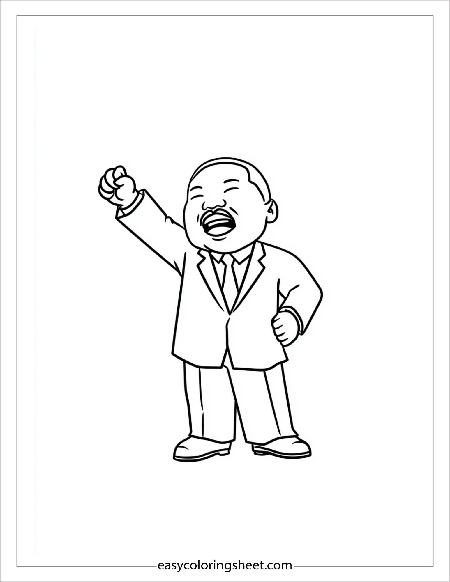 january martin luther king speech