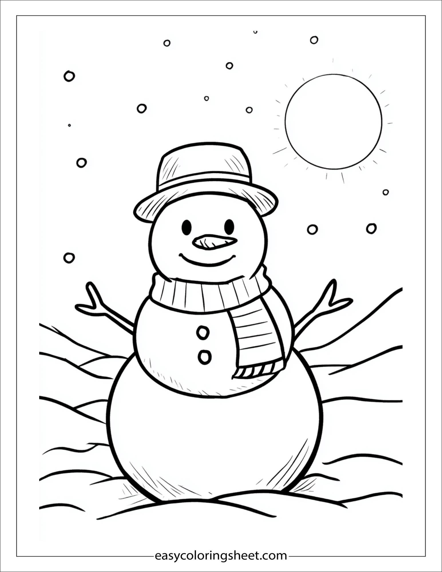 january snowman building
