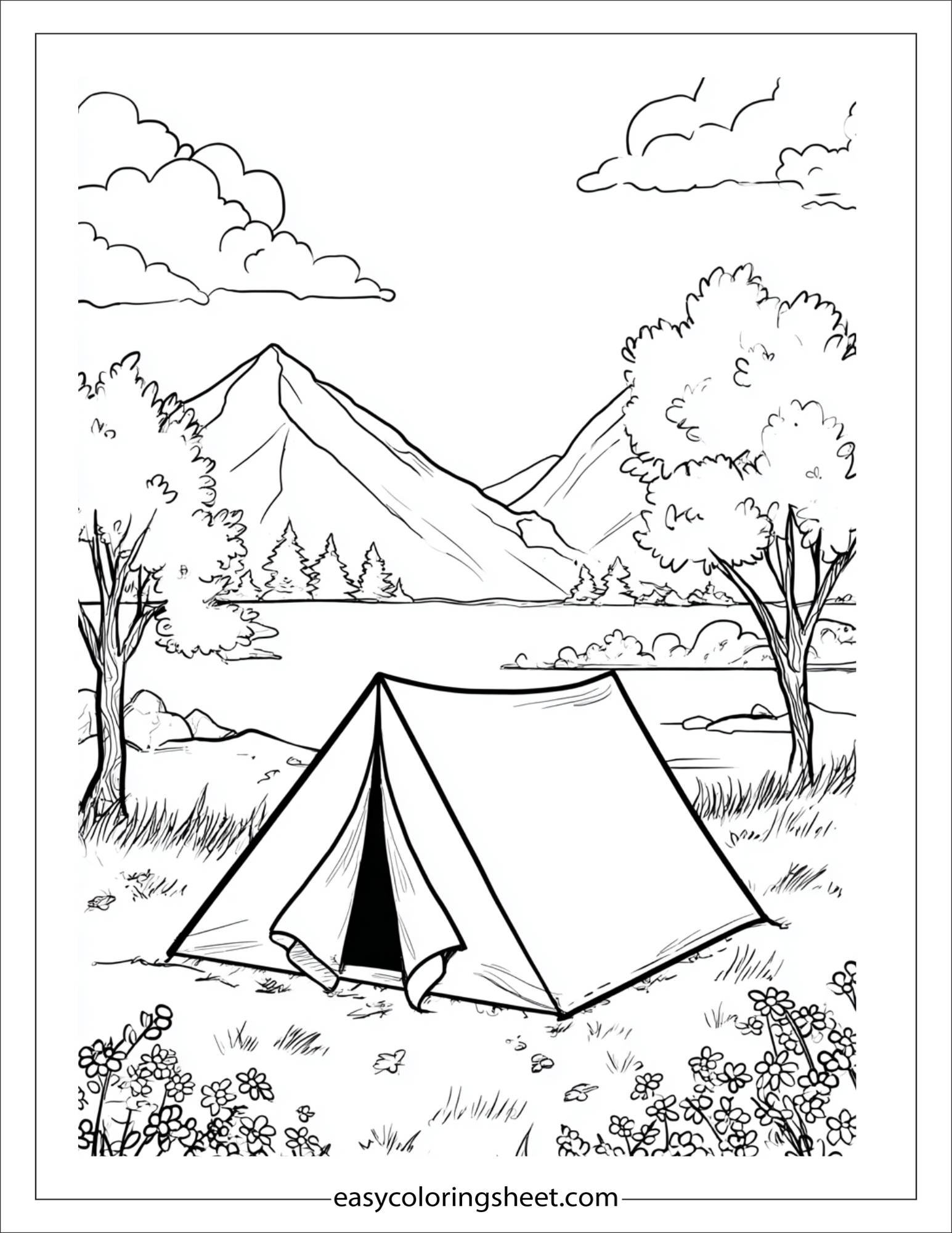 july backyard camping