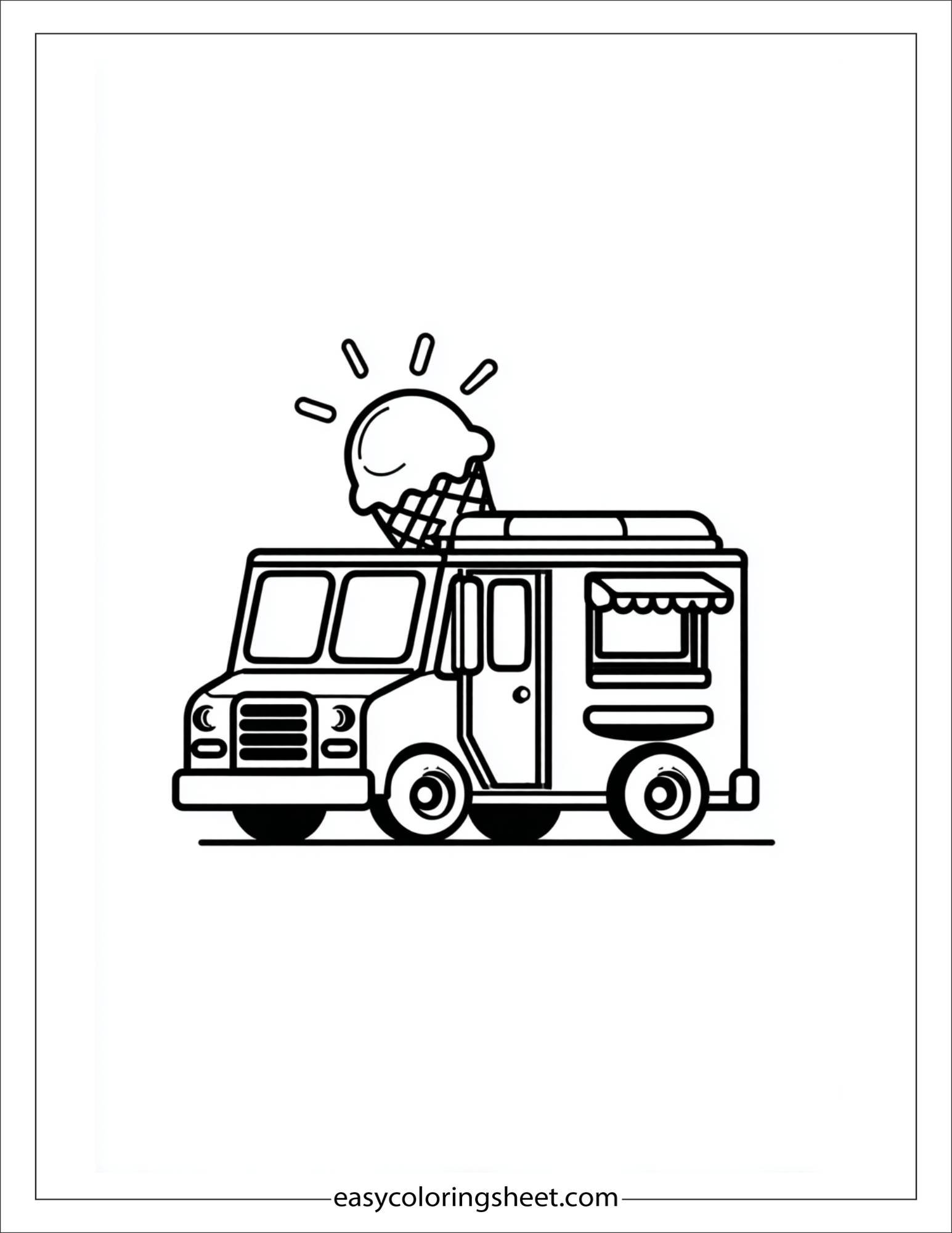 july ice cream truck visit
