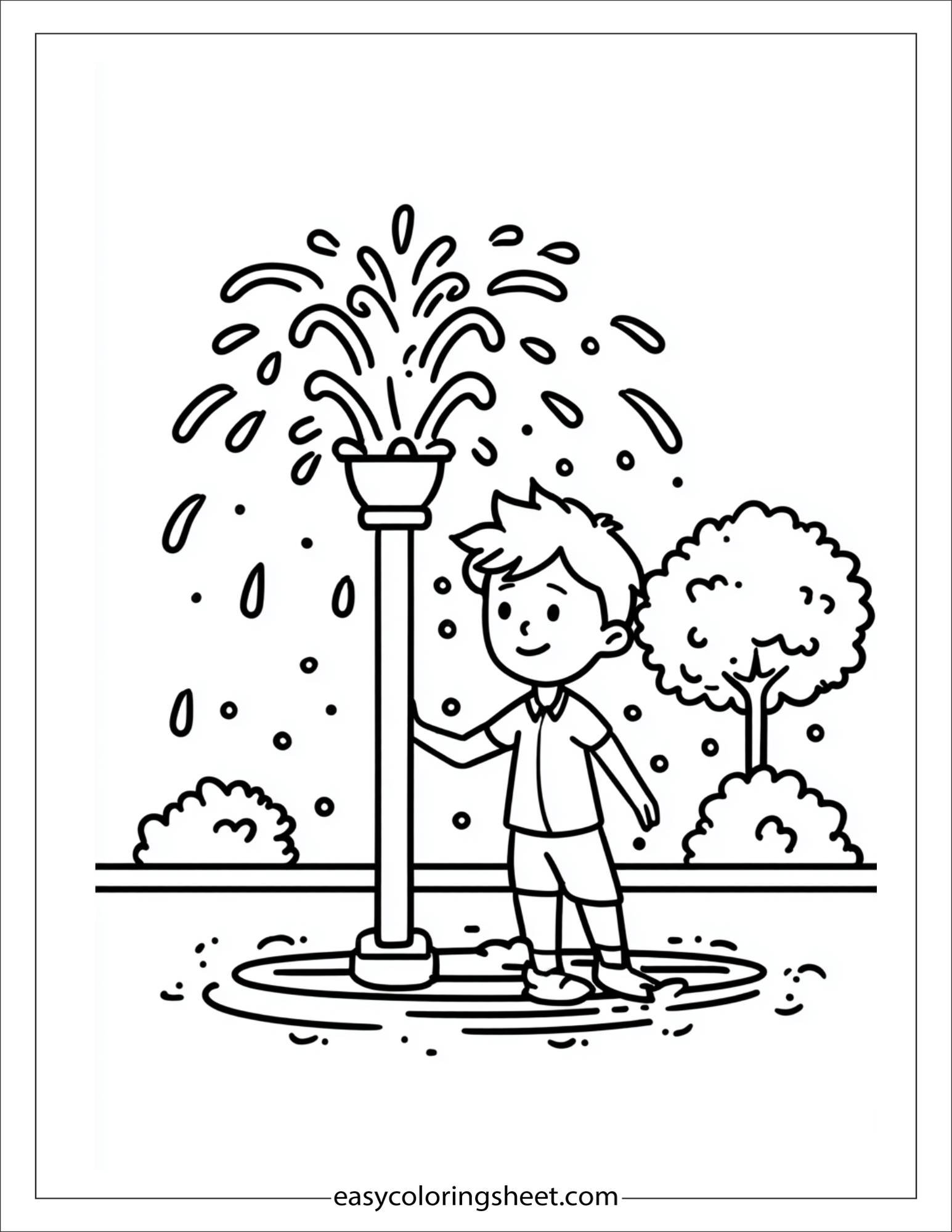 july splash pad play