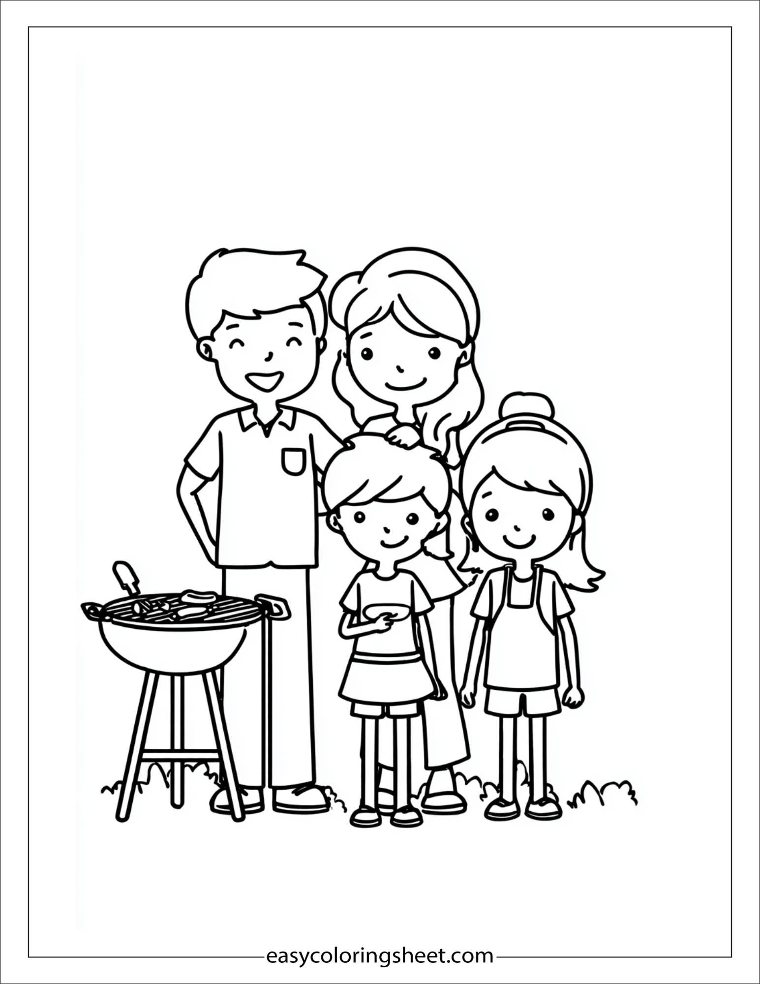 june bbq family picnic