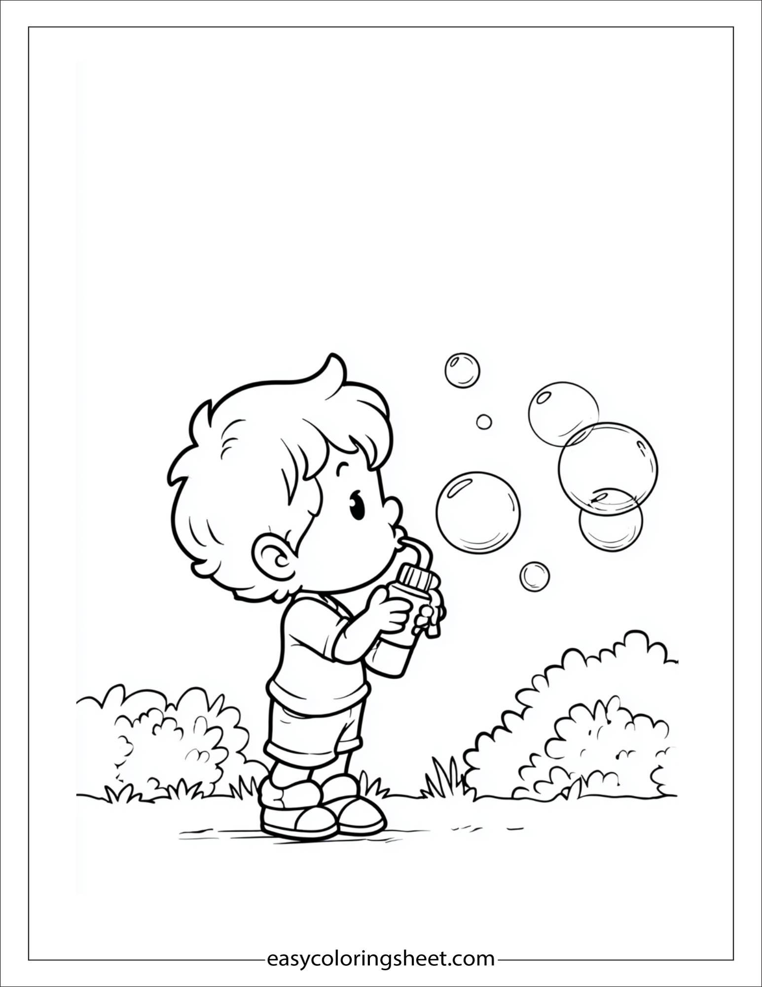 june bubble blowing fun