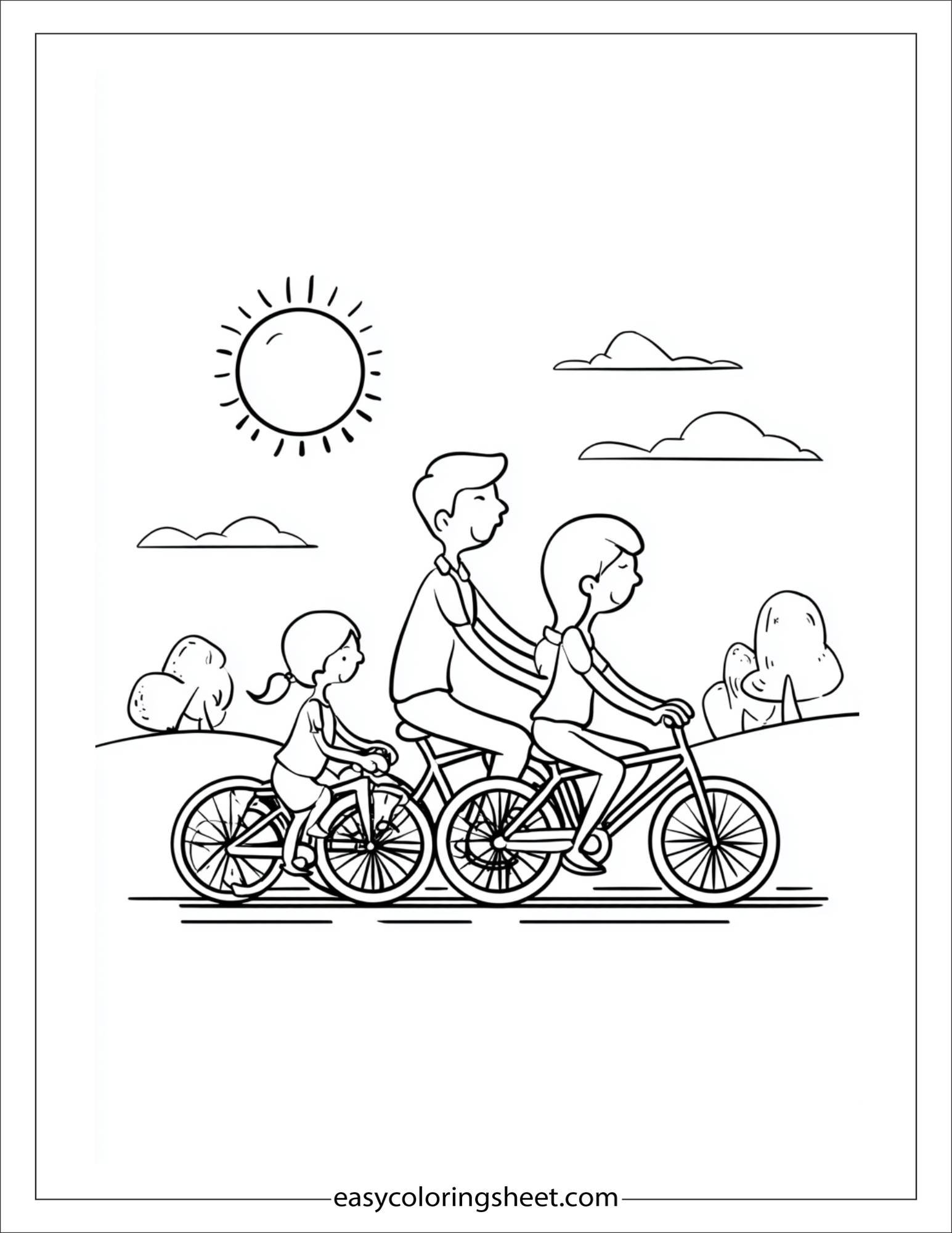 june family bike ride