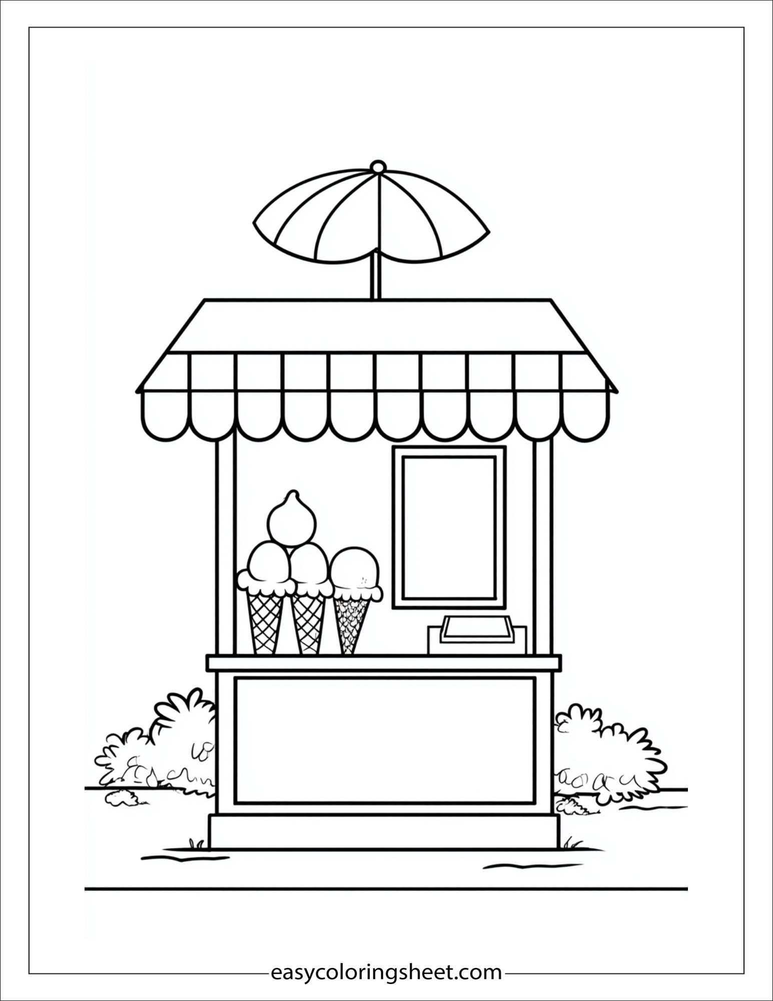 june ice cream stand
