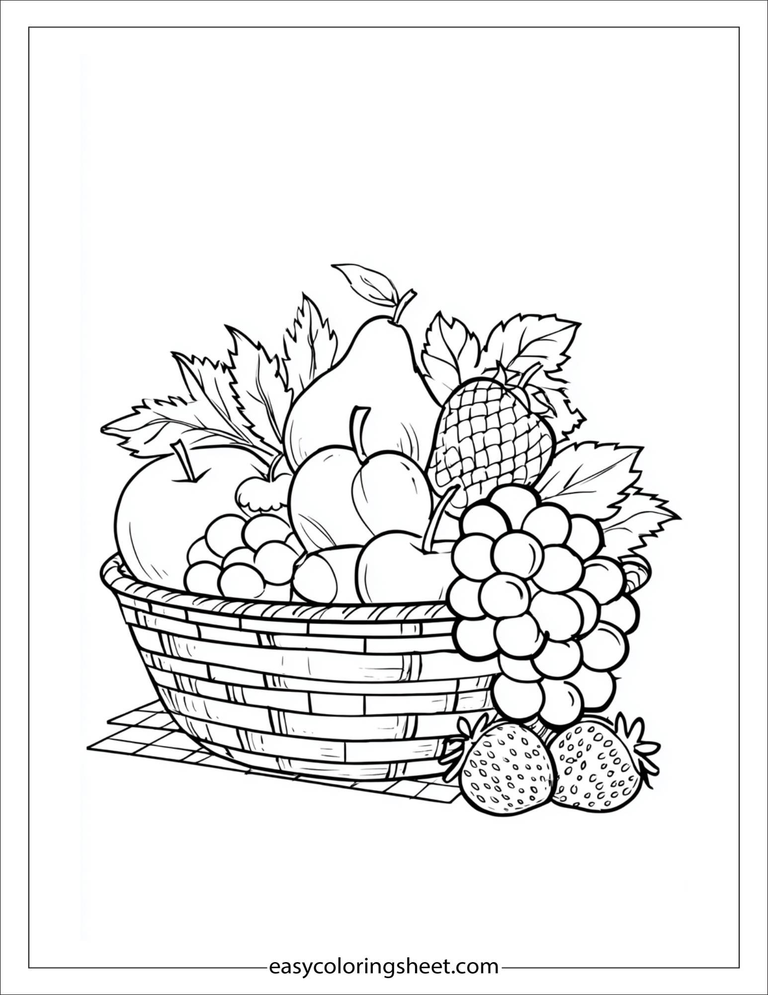 june summer fruit basket