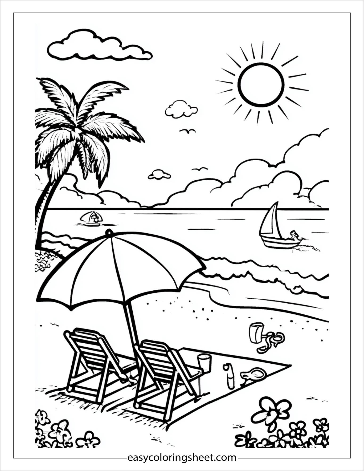 june sunny beach day