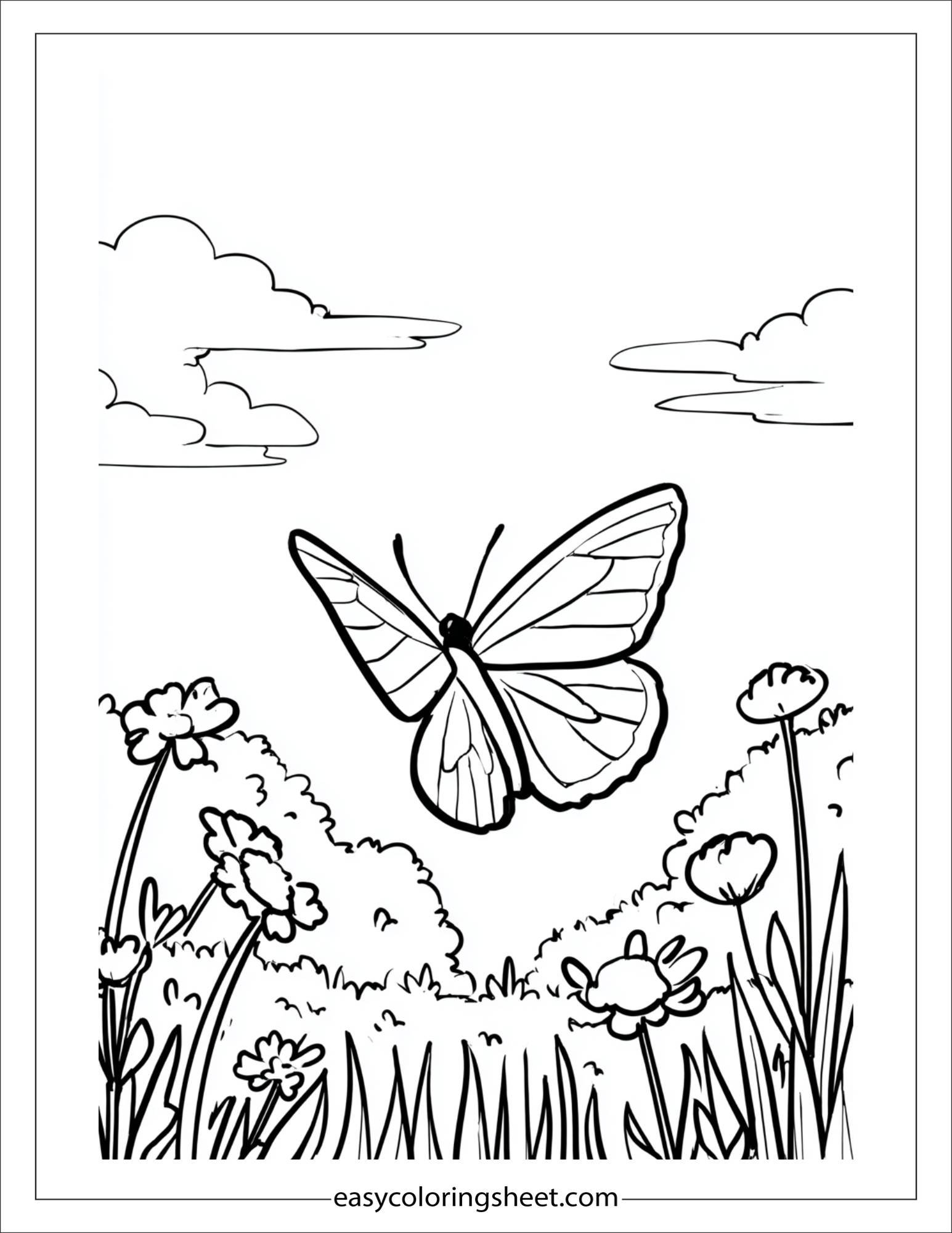 march butterfly meadow