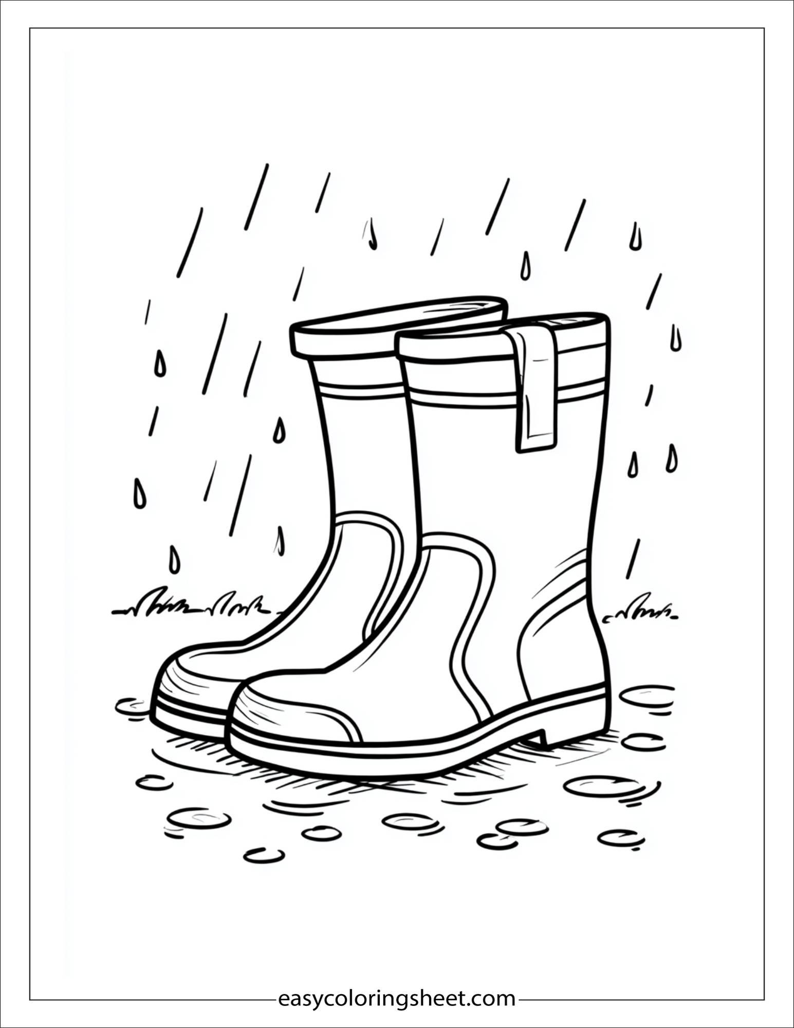 march rainy boots