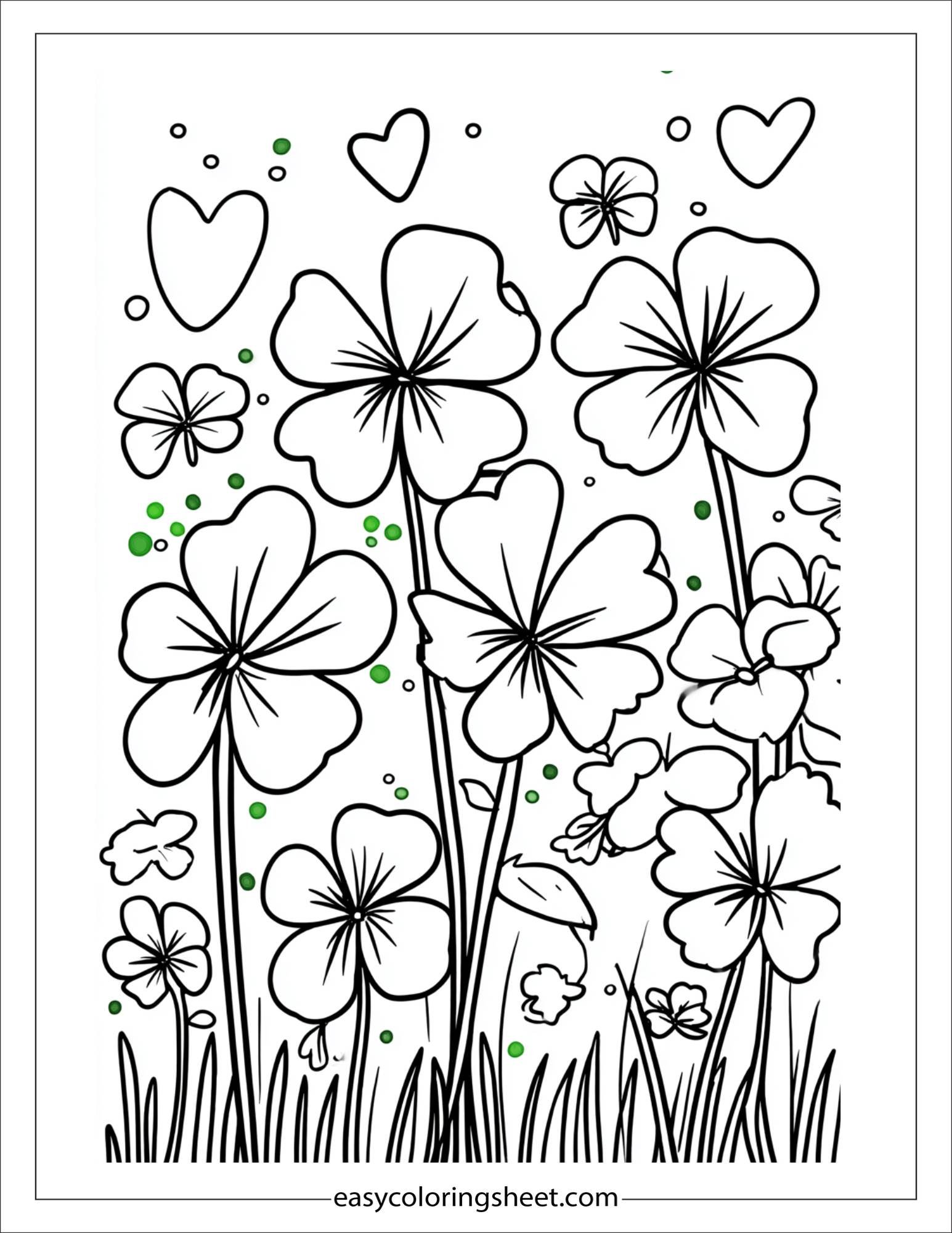 march shamrock garden