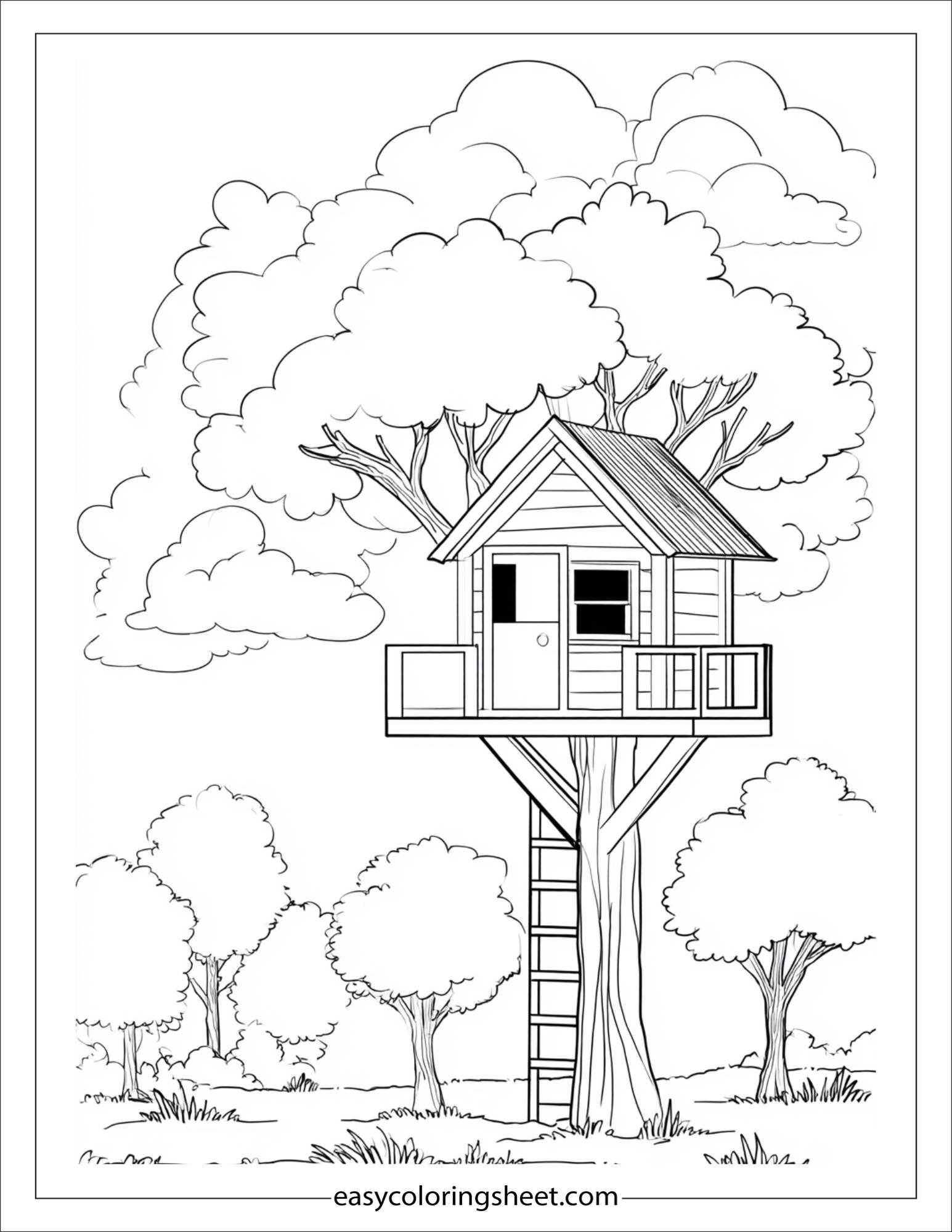 march spring treehouse