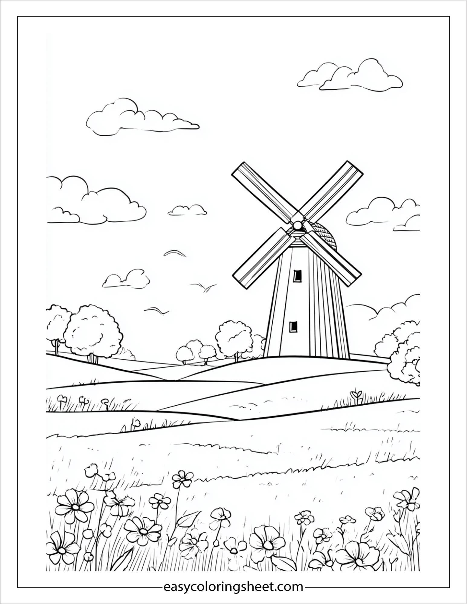 march windmill field