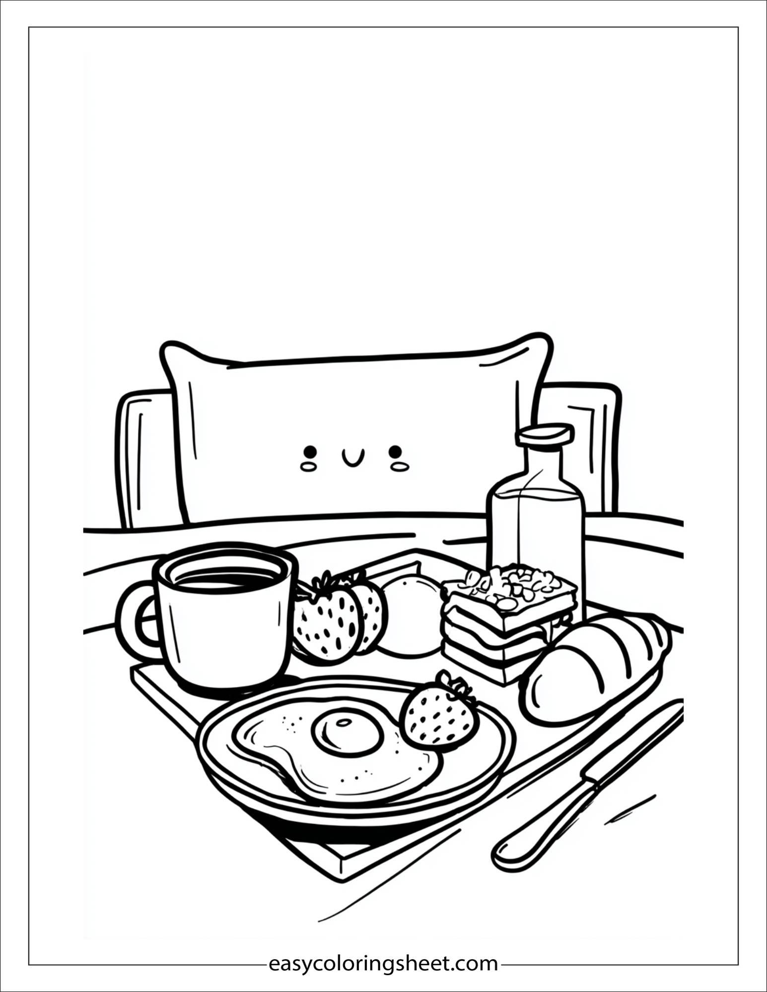 may breakfast in bed