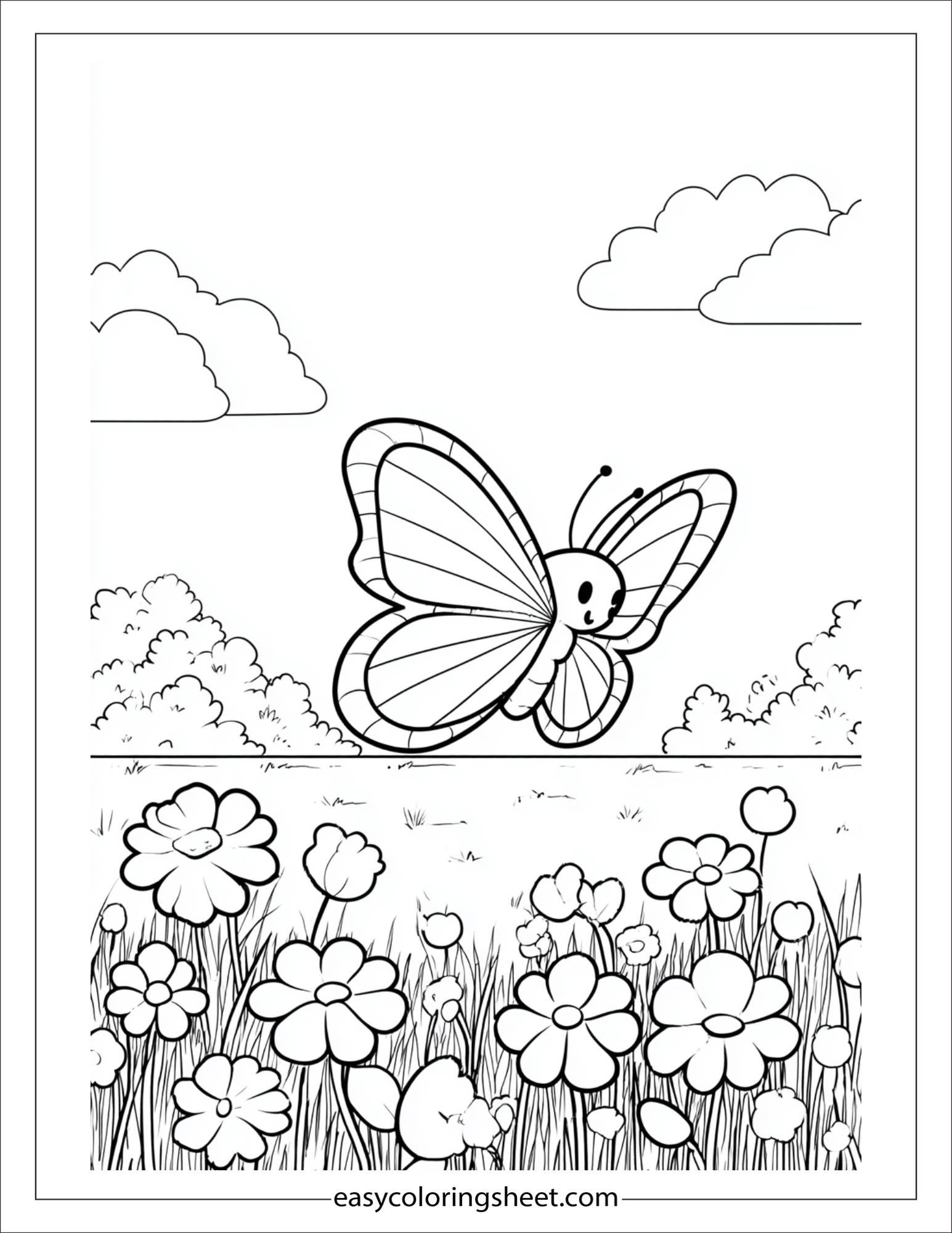 may butterfly meadow