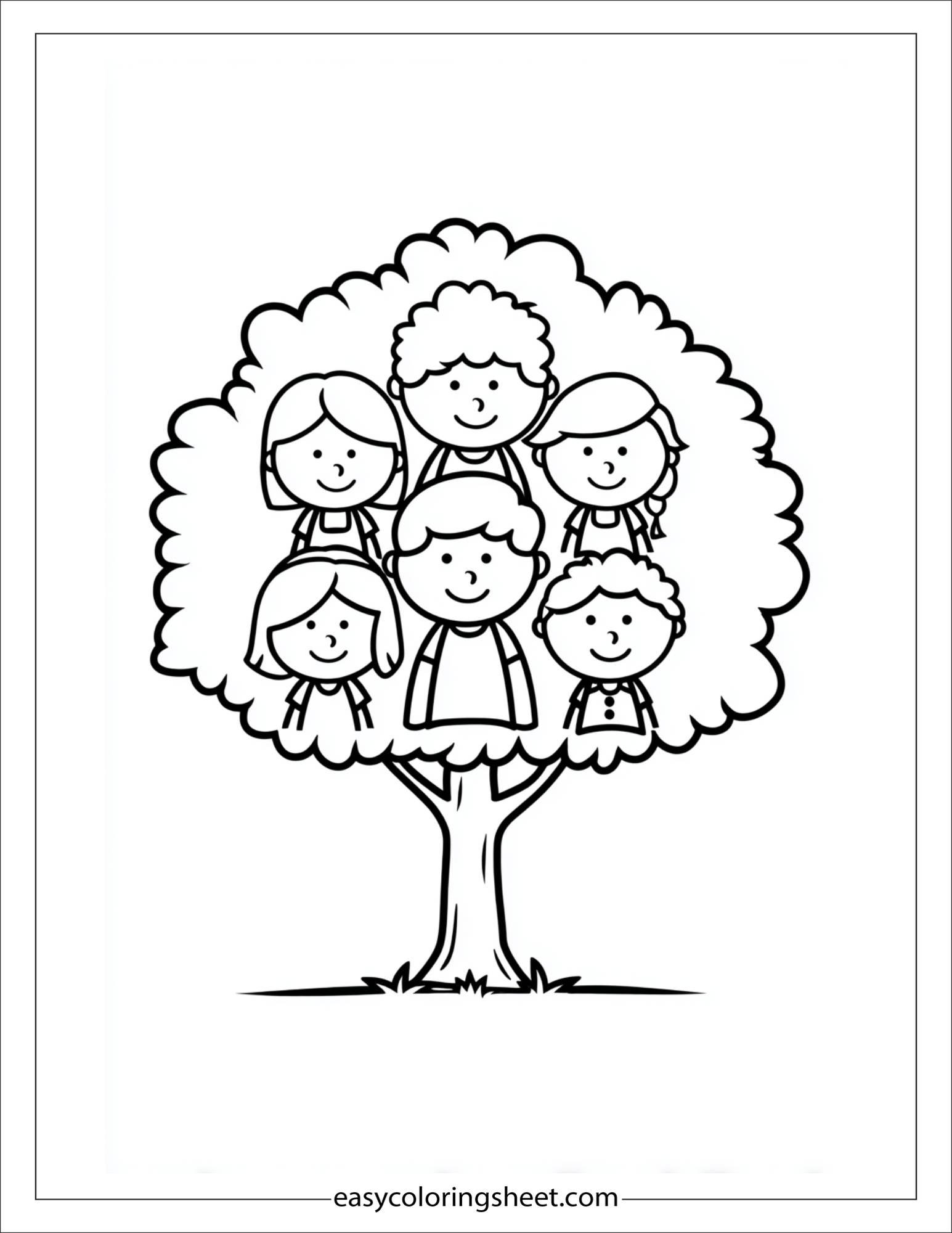 may family tree poster