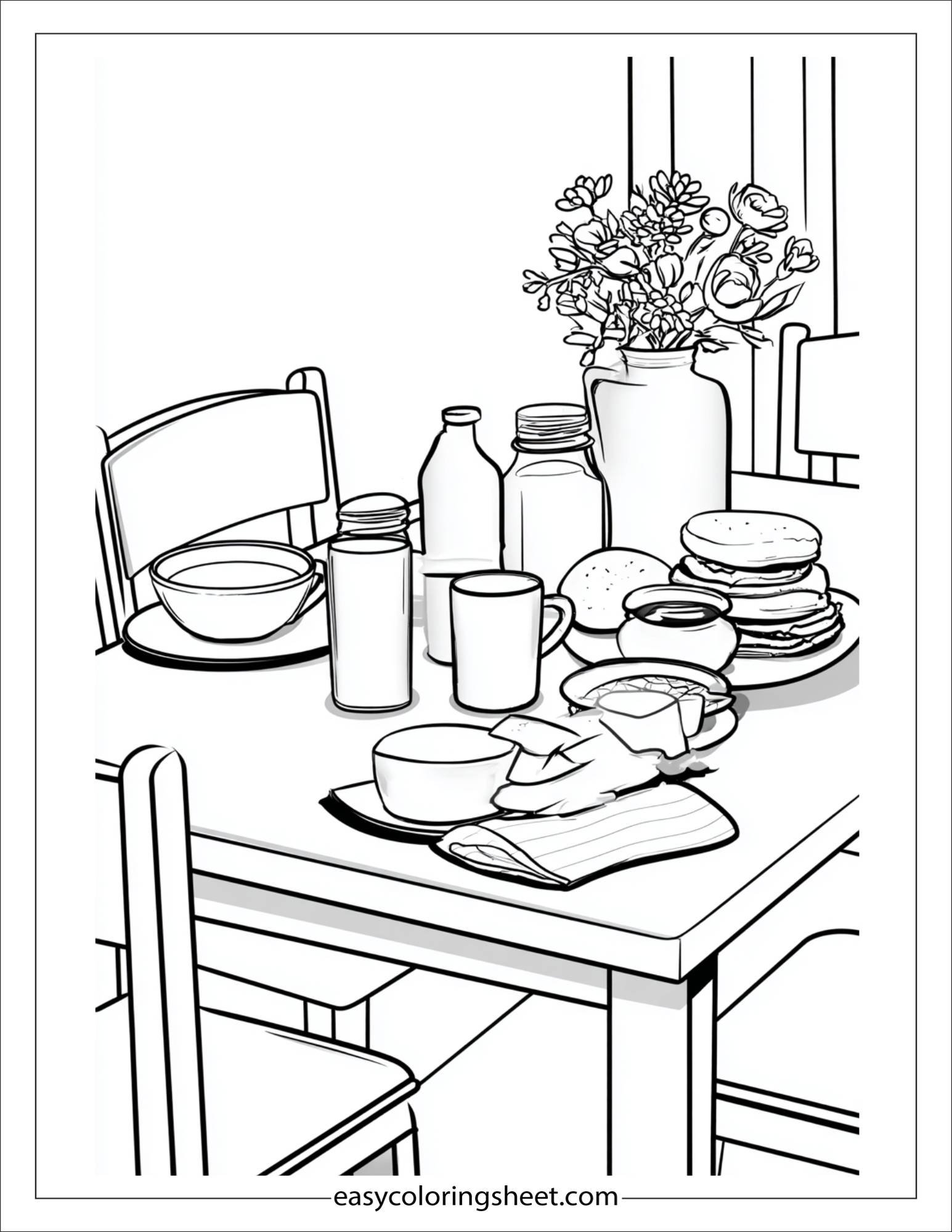 may mothers day breakfast table