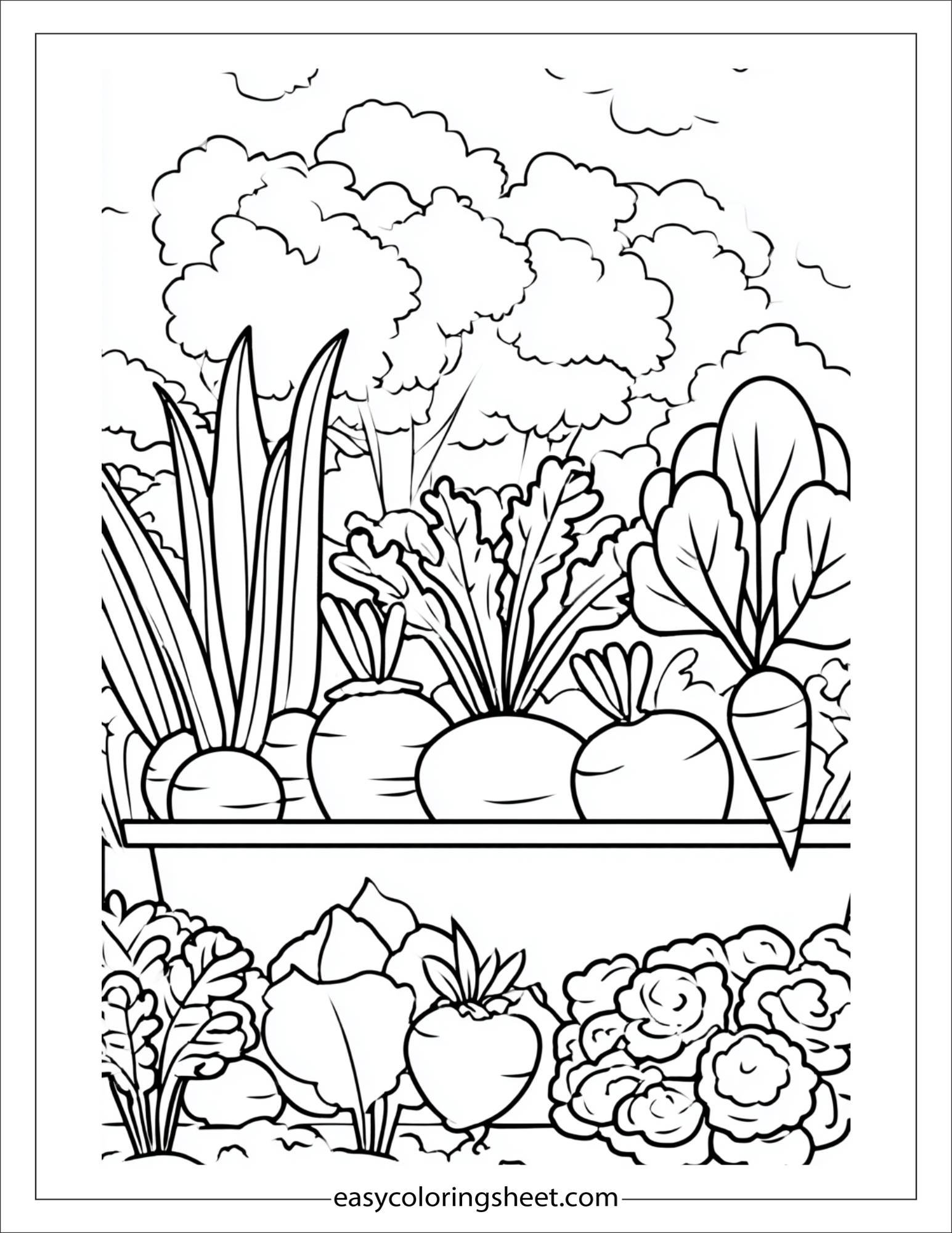 may spring vegetable garden