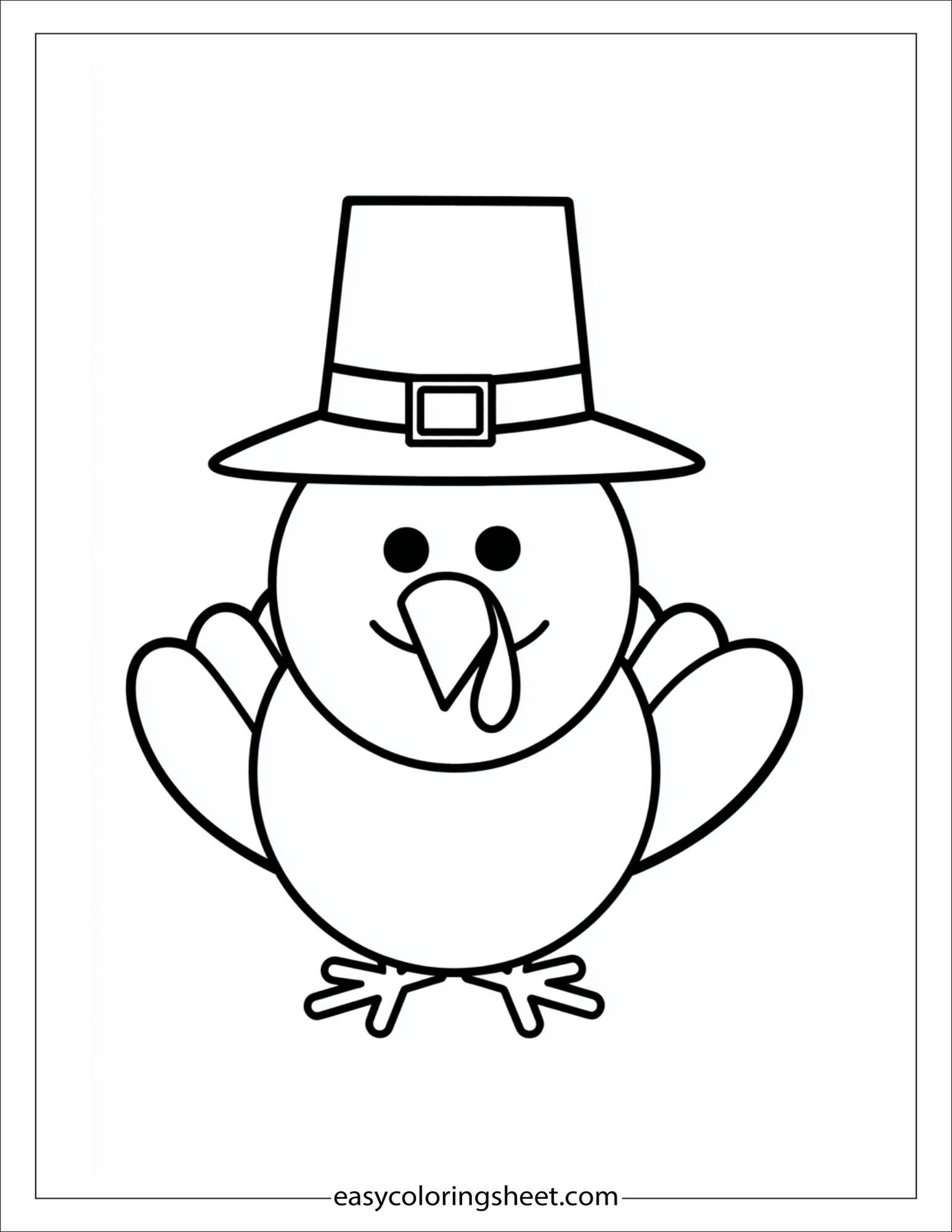 november turkey hat craft