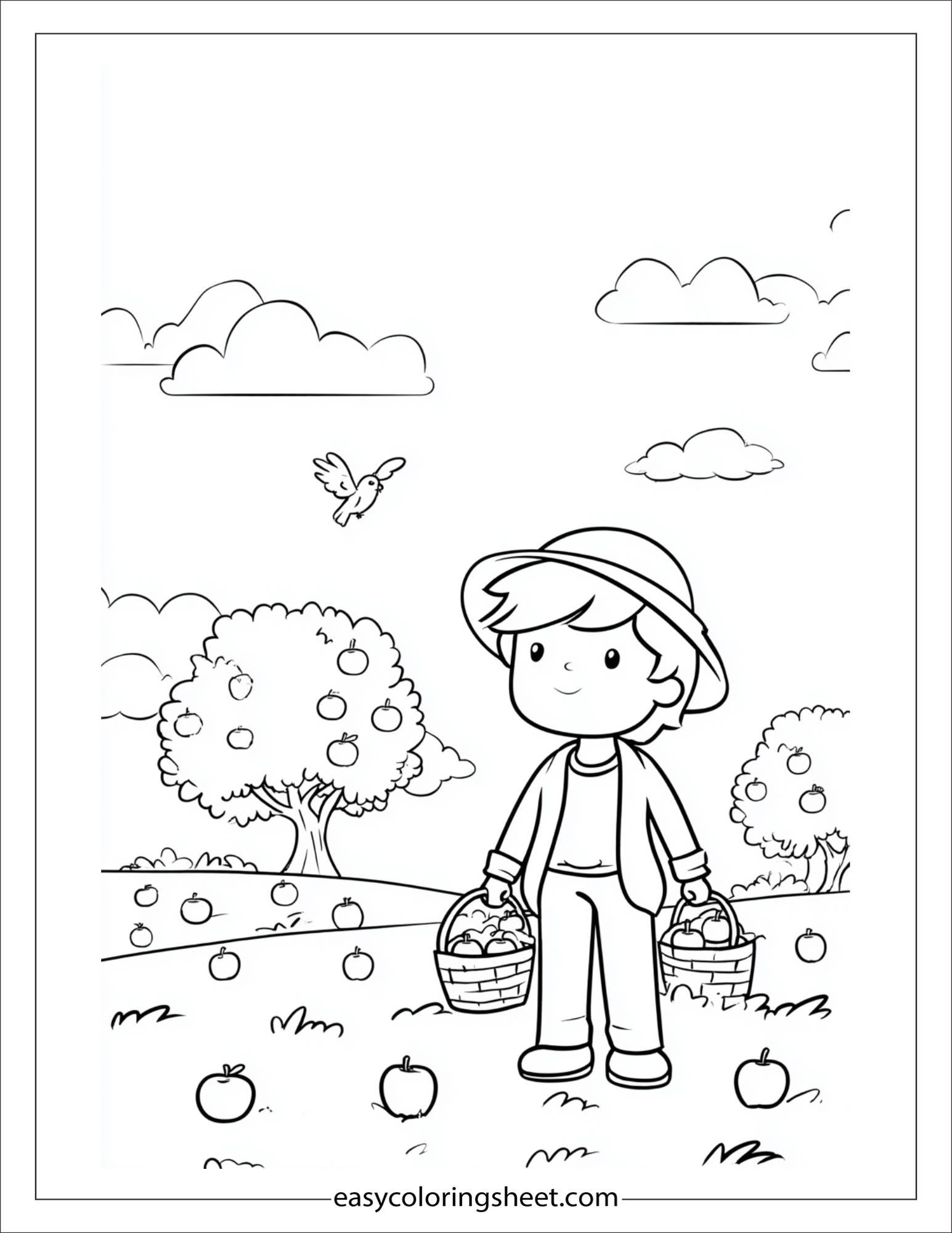 october apple picking day