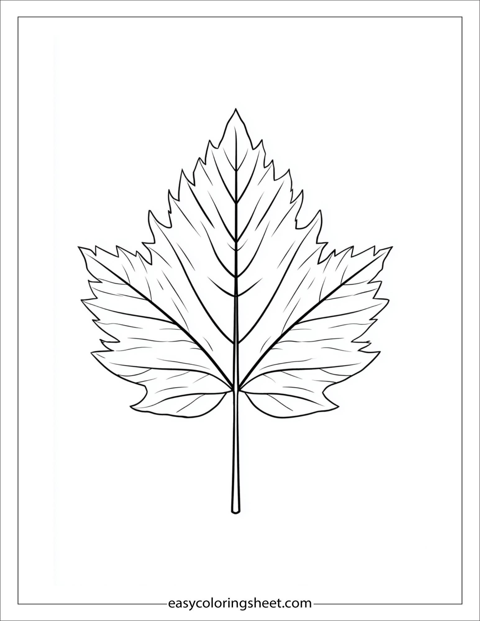 september paper leaf craft